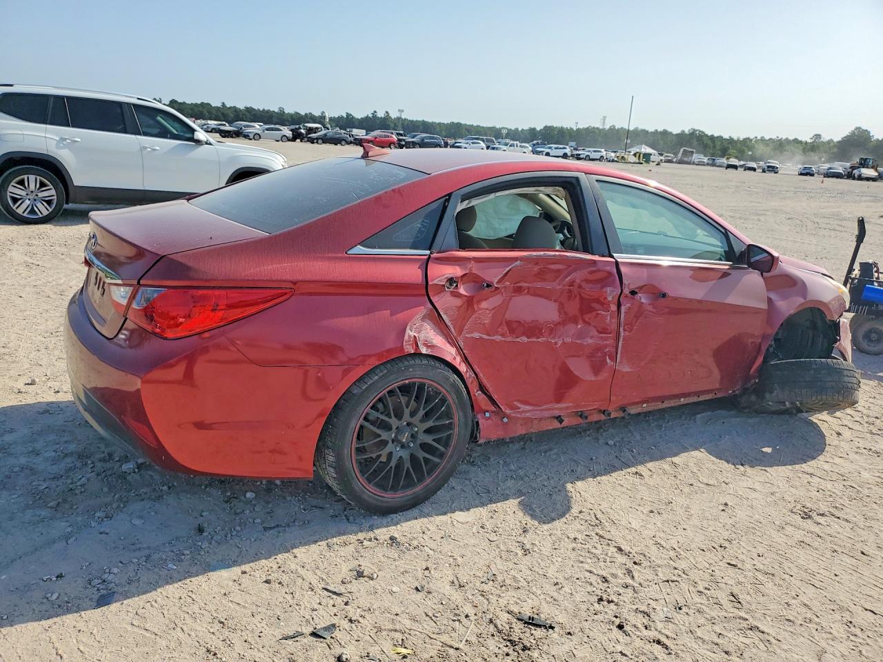 2014 Hyundai Sonata Gls Красный vin: 5NPEB4ACXEH876374