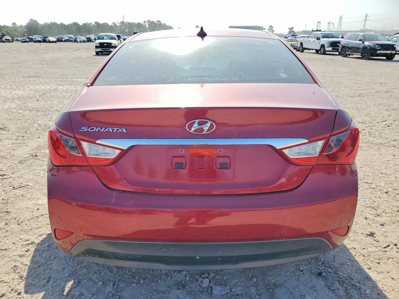 2014 Hyundai Sonata Gls Красный vin: 5NPEB4ACXEH876374