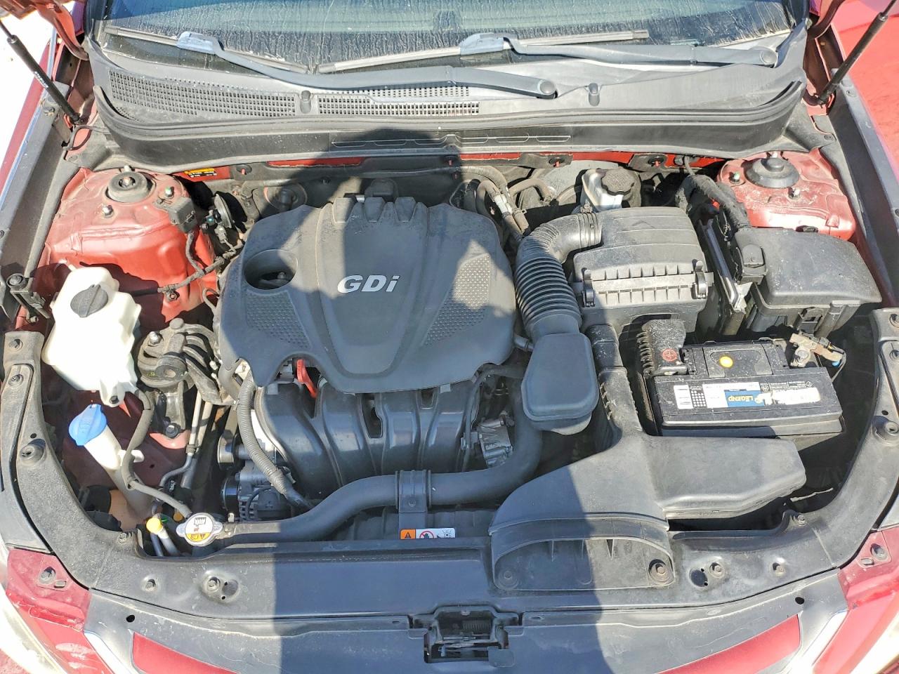 2014 Hyundai Sonata Gls Красный vin: 5NPEB4ACXEH876374