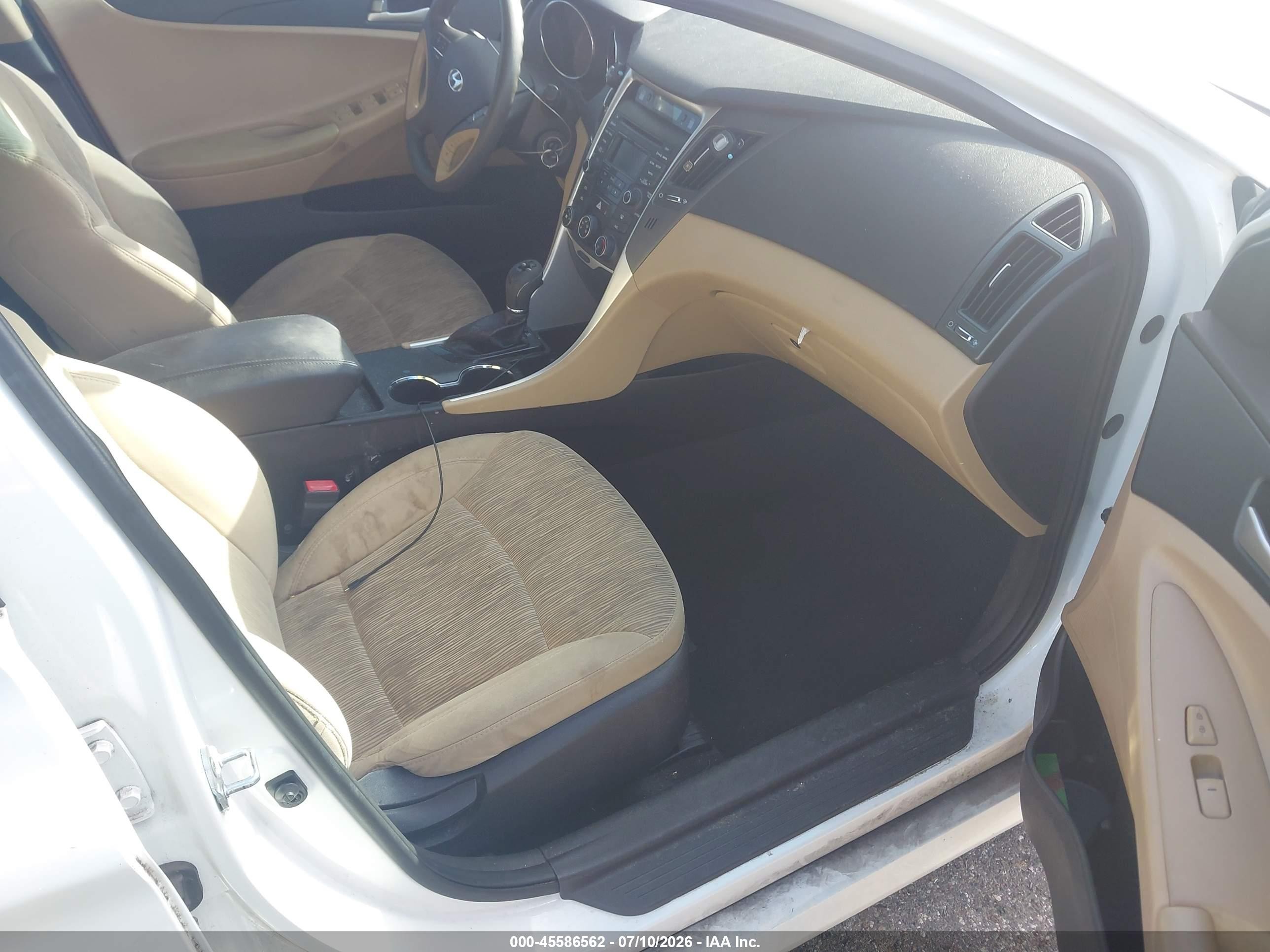 2014 Hyundai Sonata Gls Белый vin: 5NPEB4ACXEH885043