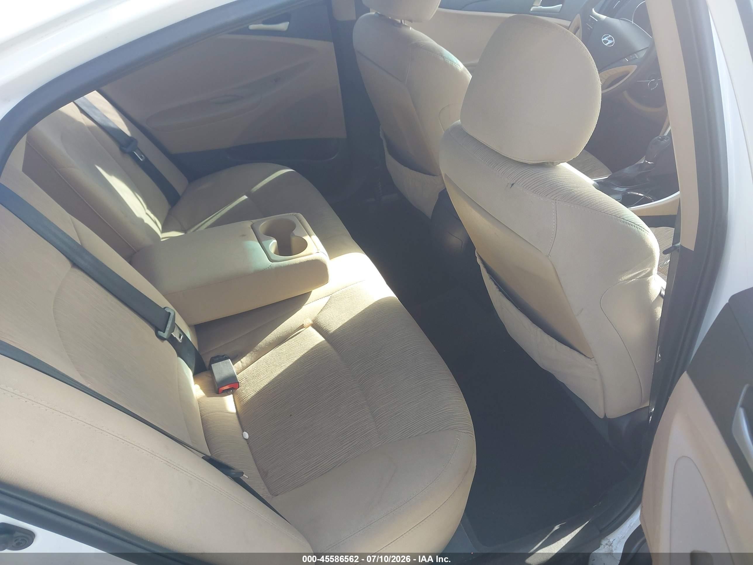 2014 Hyundai Sonata Gls Белый vin: 5NPEB4ACXEH885043