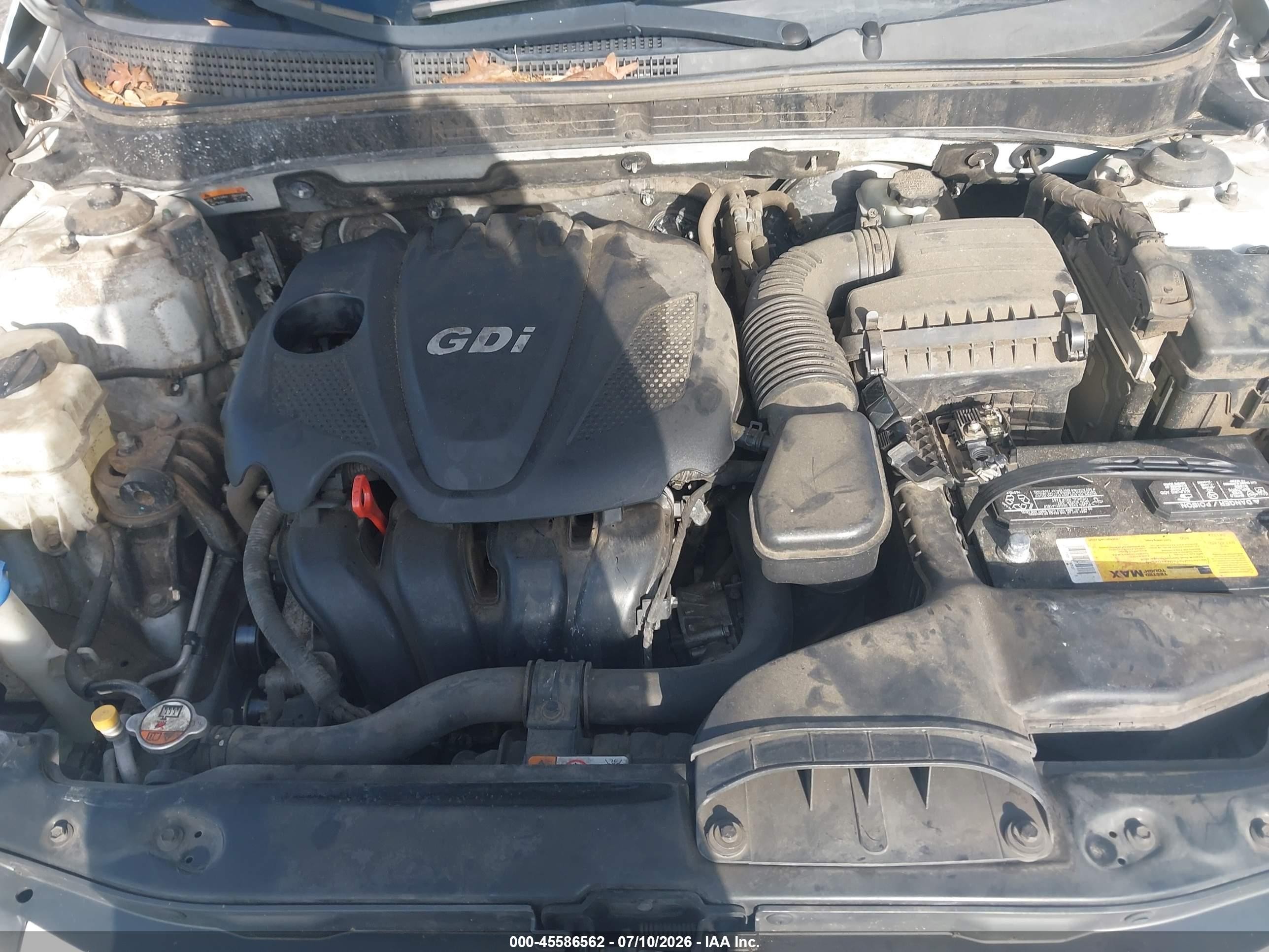 2014 Hyundai Sonata Gls Белый vin: 5NPEB4ACXEH885043