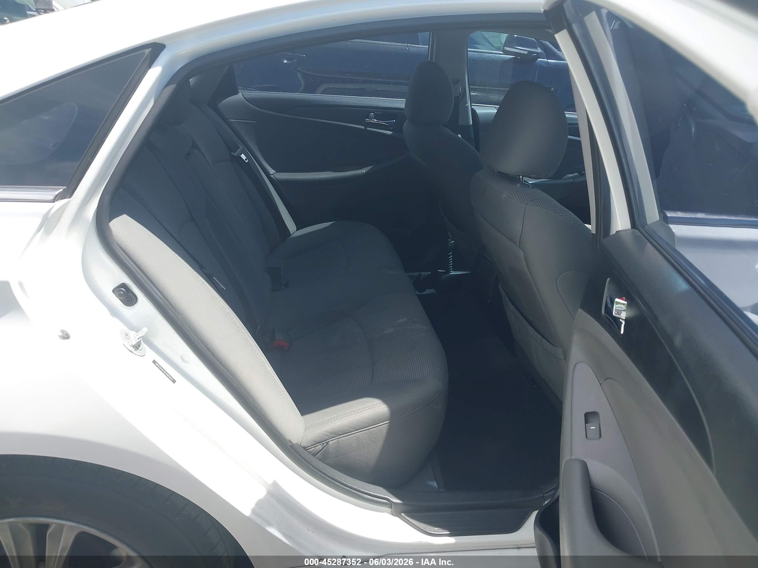 2014 Hyundai Sonata Gls White vin: 5NPEB4ACXEH885902