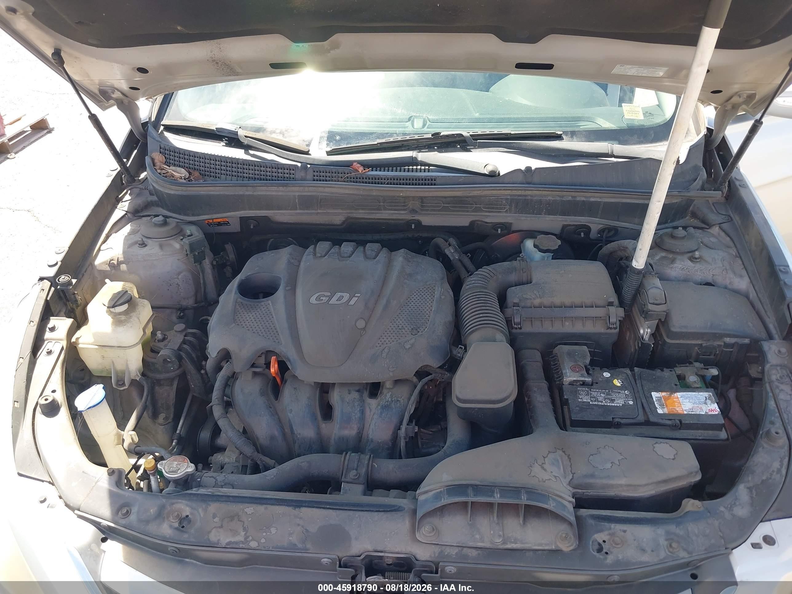 2014 Hyundai Sonata Gls Silver vin: 5NPEB4ACXEH885933