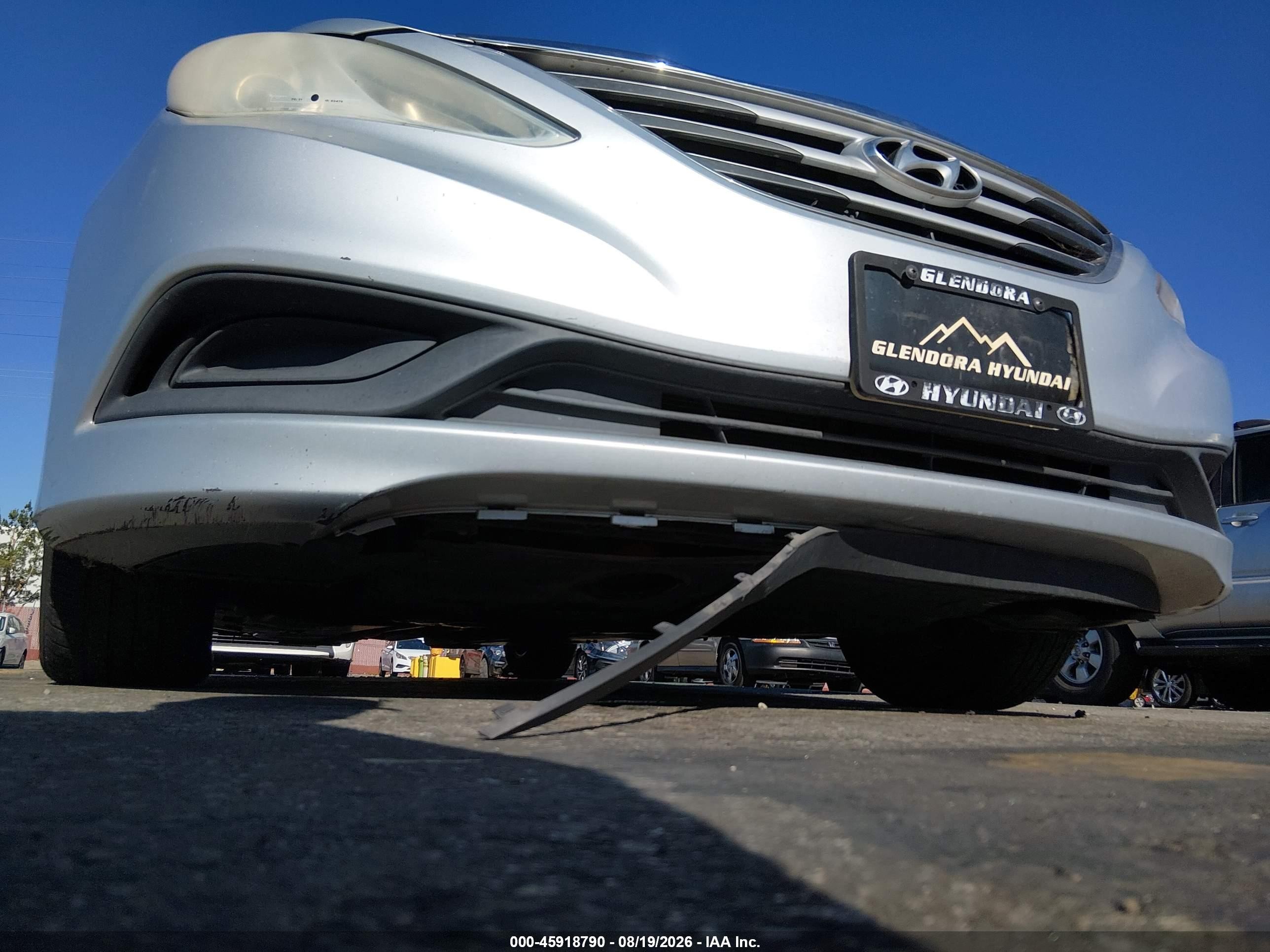 2014 Hyundai Sonata Gls Silver vin: 5NPEB4ACXEH885933
