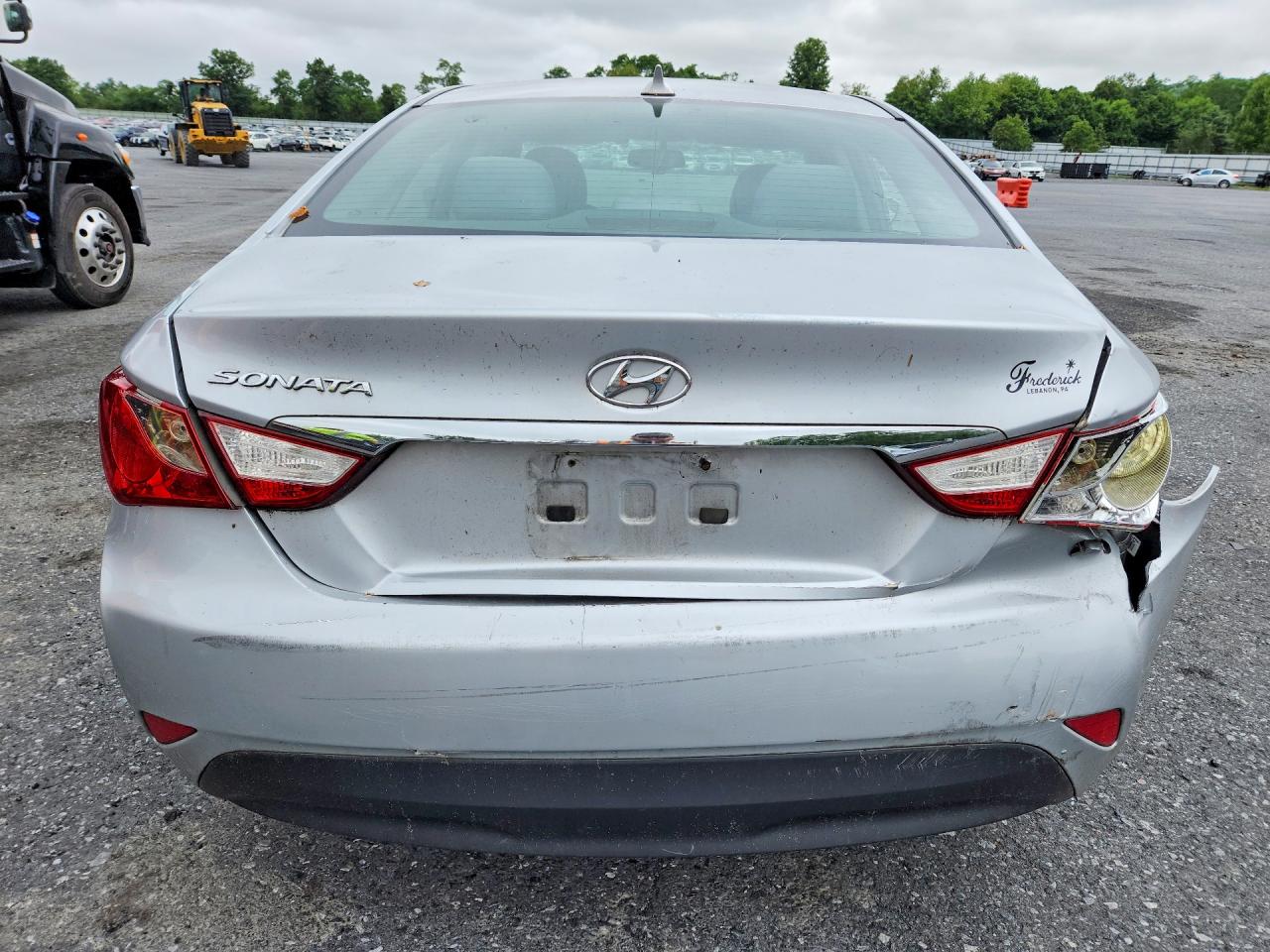 2014 Hyundai Sonata Gls Silver vin: 5NPEB4ACXEH888511