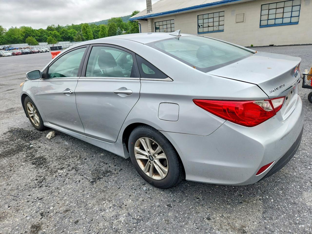 2014 Hyundai Sonata Gls Silver vin: 5NPEB4ACXEH888511