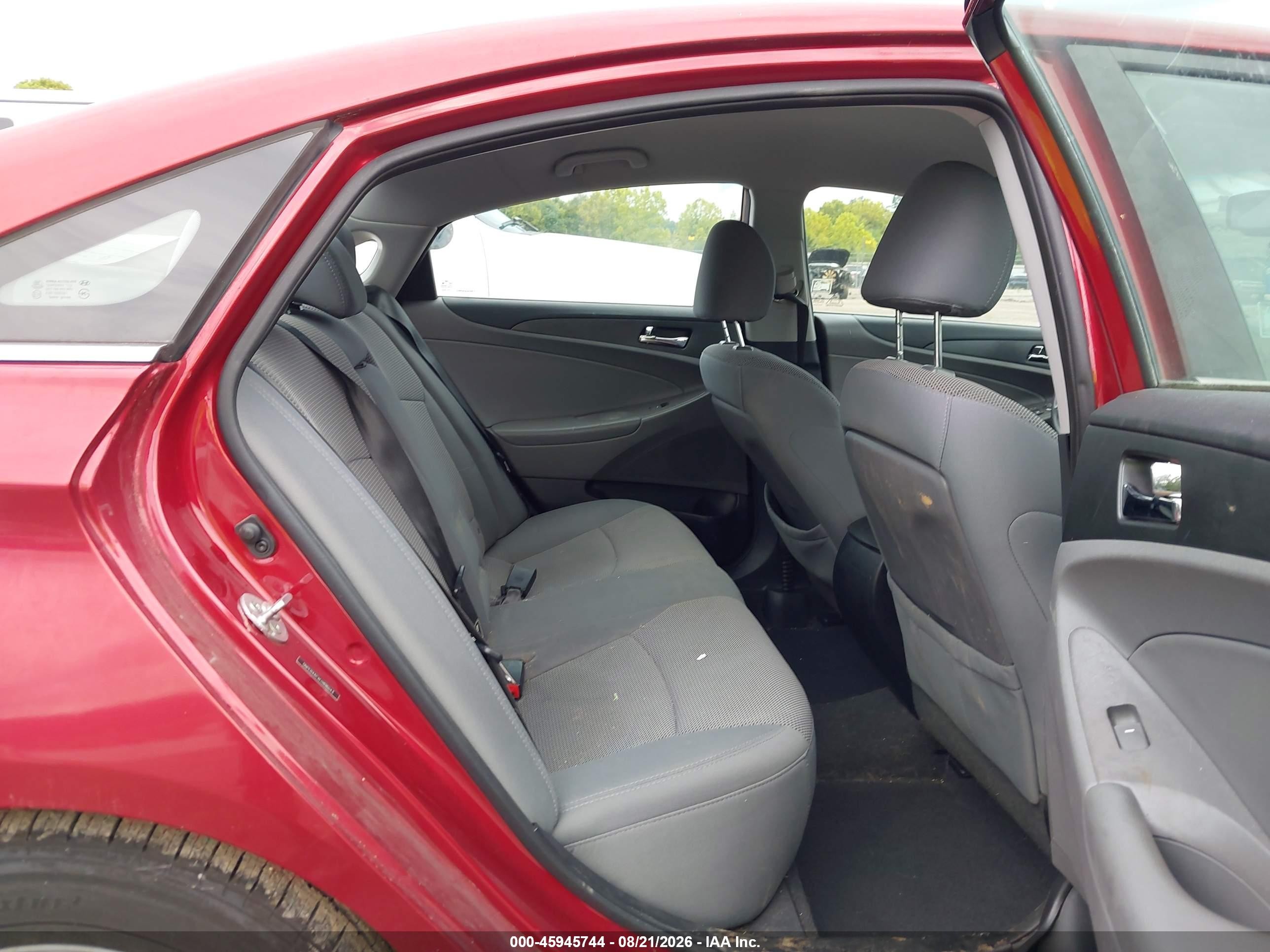 2014 Hyundai Sonata Gls Красный vin: 5NPEB4ACXEH896043