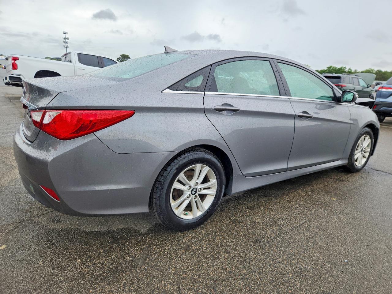 2014 Hyundai Sonata Gls Gray vin: 5NPEB4ACXEH905095