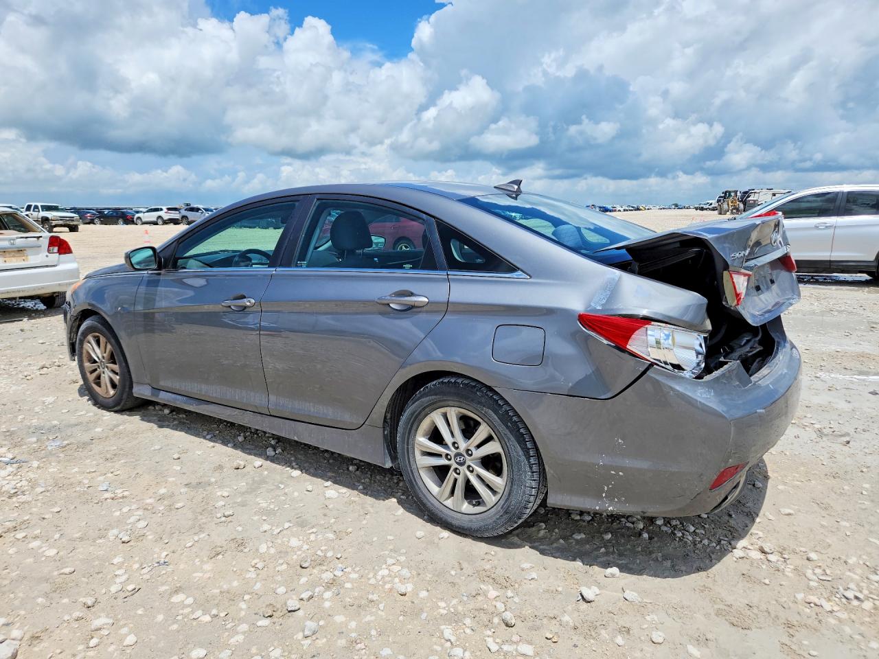 2014 Hyundai Sonata Gls Gray vin: 5NPEB4ACXEH907493