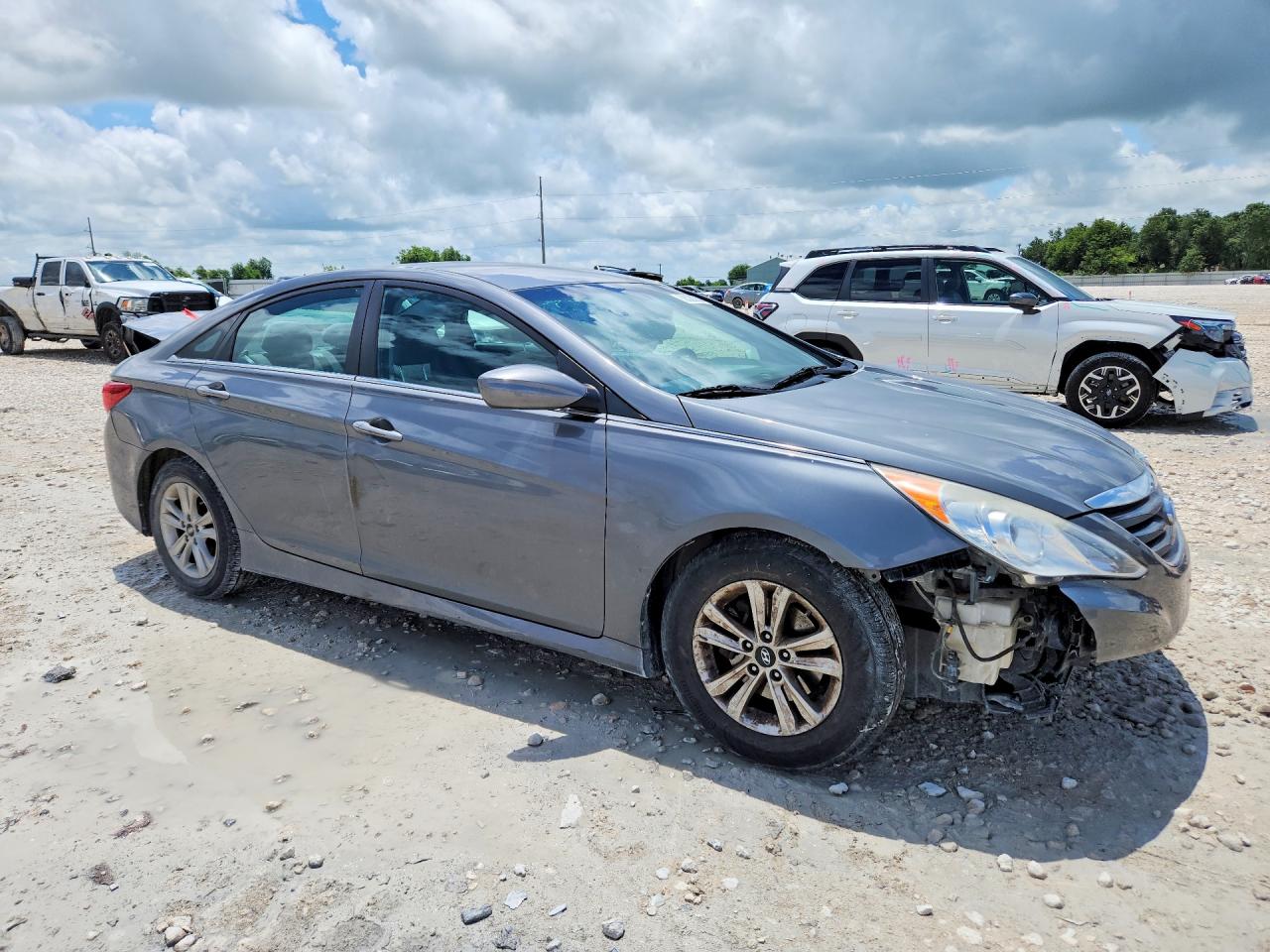 2014 Hyundai Sonata Gls Gray vin: 5NPEB4ACXEH907493