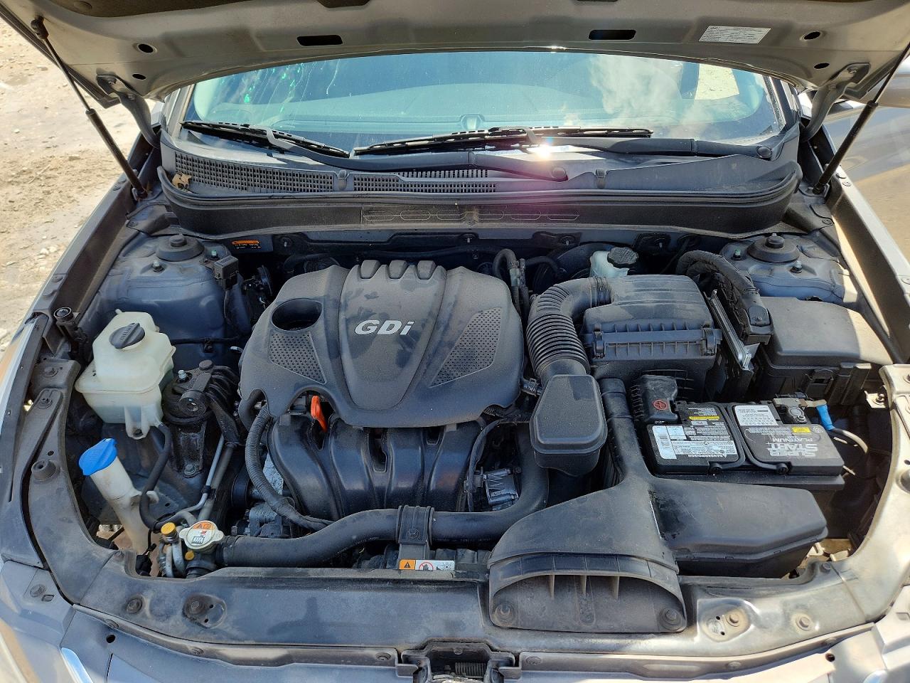 2014 Hyundai Sonata Gls Gray vin: 5NPEB4ACXEH907493