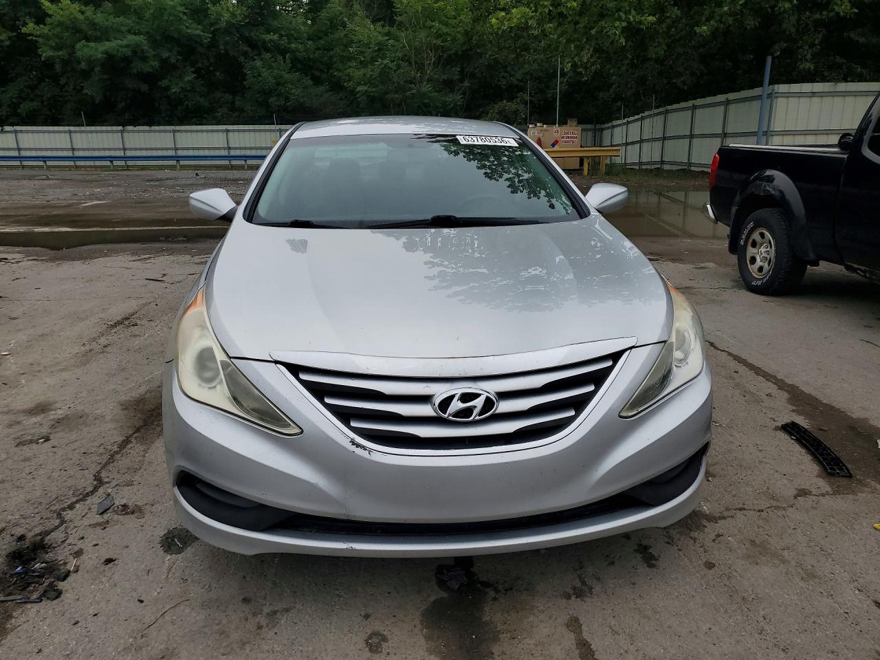 2014 Hyundai Sonata Gls Silver vin: 5NPEB4ACXEH913651