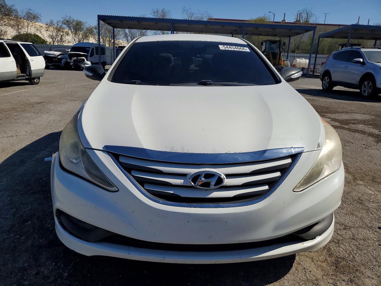 2014 Hyundai Sonata Gls White vin: 5NPEB4ACXEH916601