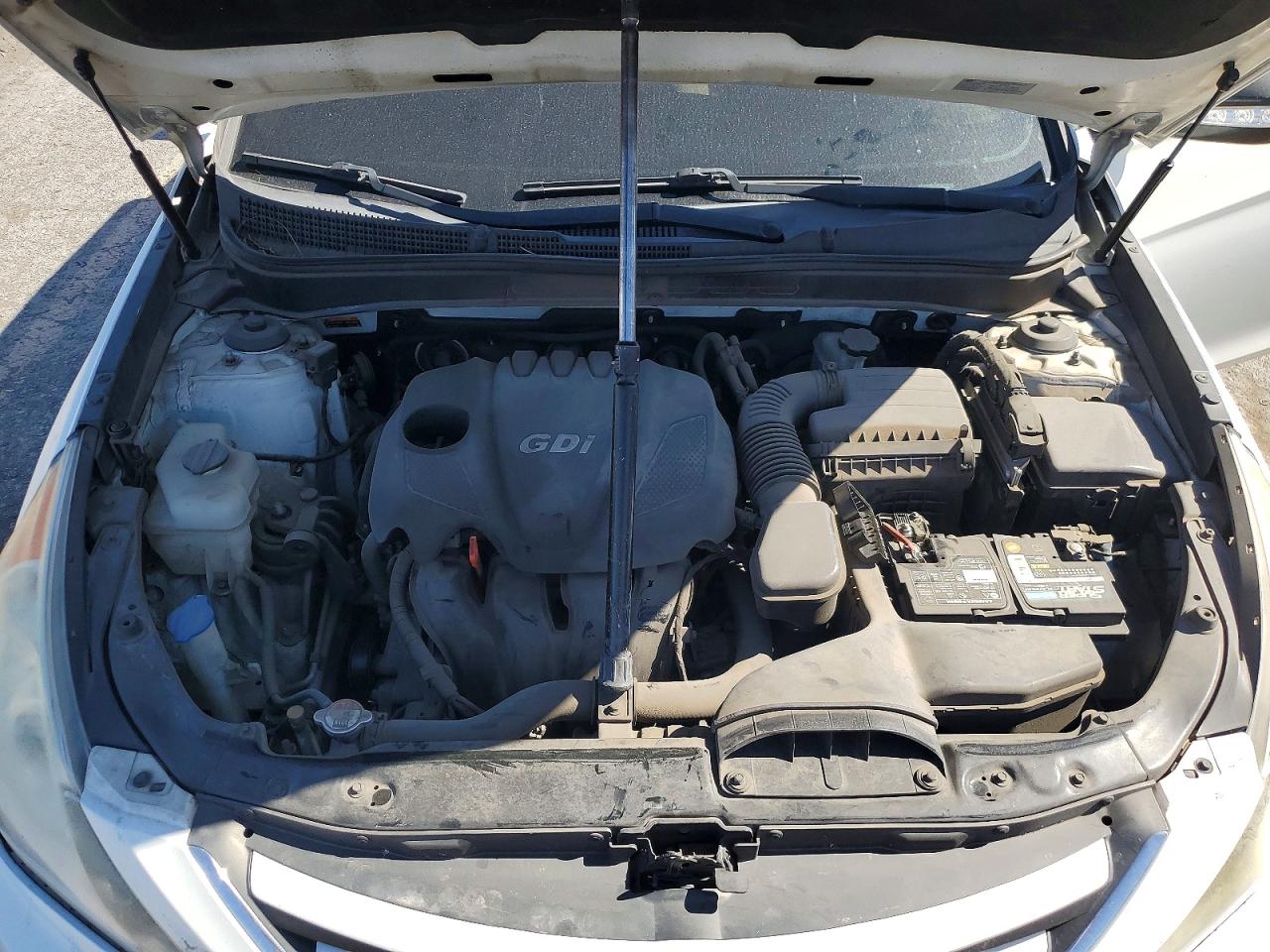 2014 Hyundai Sonata Gls White vin: 5NPEB4ACXEH916601