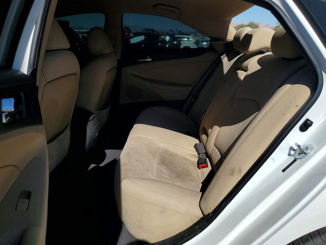 2014 Hyundai Sonata Gls White vin: 5NPEB4ACXEH916601