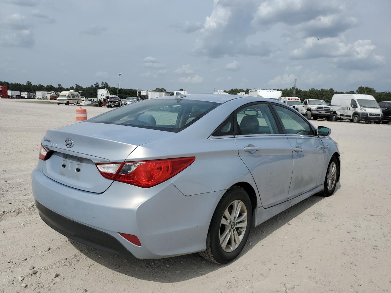 2014 Hyundai Sonata Gls Blue vin: 5NPEB4ACXEH922768