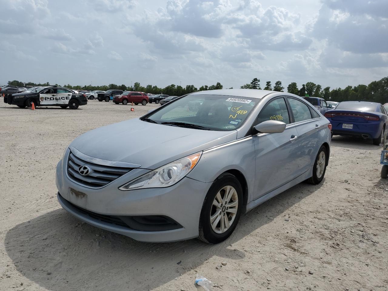 2014 Hyundai Sonata Gls Blue vin: 5NPEB4ACXEH922768