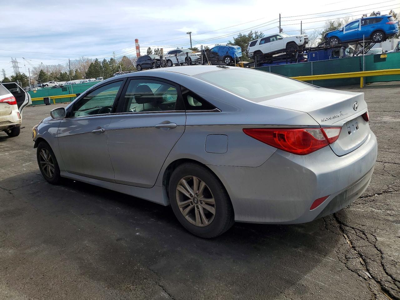 2014 Hyundai Sonata Gls Blue vin: 5NPEB4ACXEH922768