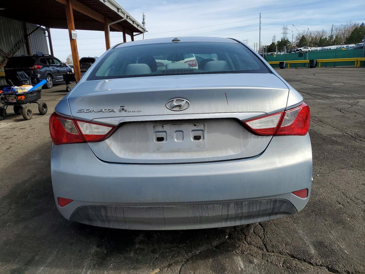 2014 Hyundai Sonata Gls Blue vin: 5NPEB4ACXEH922768