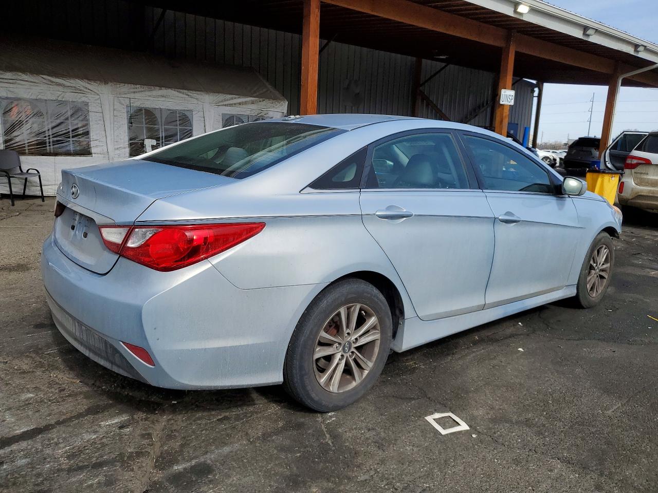 2014 Hyundai Sonata Gls Blue vin: 5NPEB4ACXEH922768