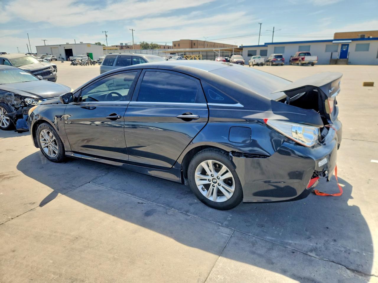2014 Hyundai Sonata Gls Black vin: 5NPEB4ACXEH923242