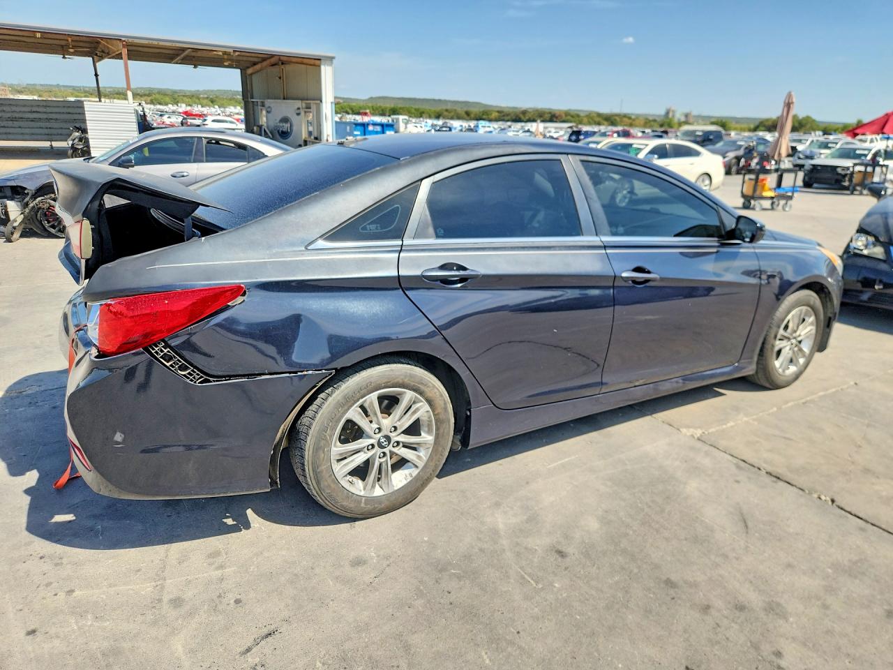 2014 Hyundai Sonata Gls Black vin: 5NPEB4ACXEH923242