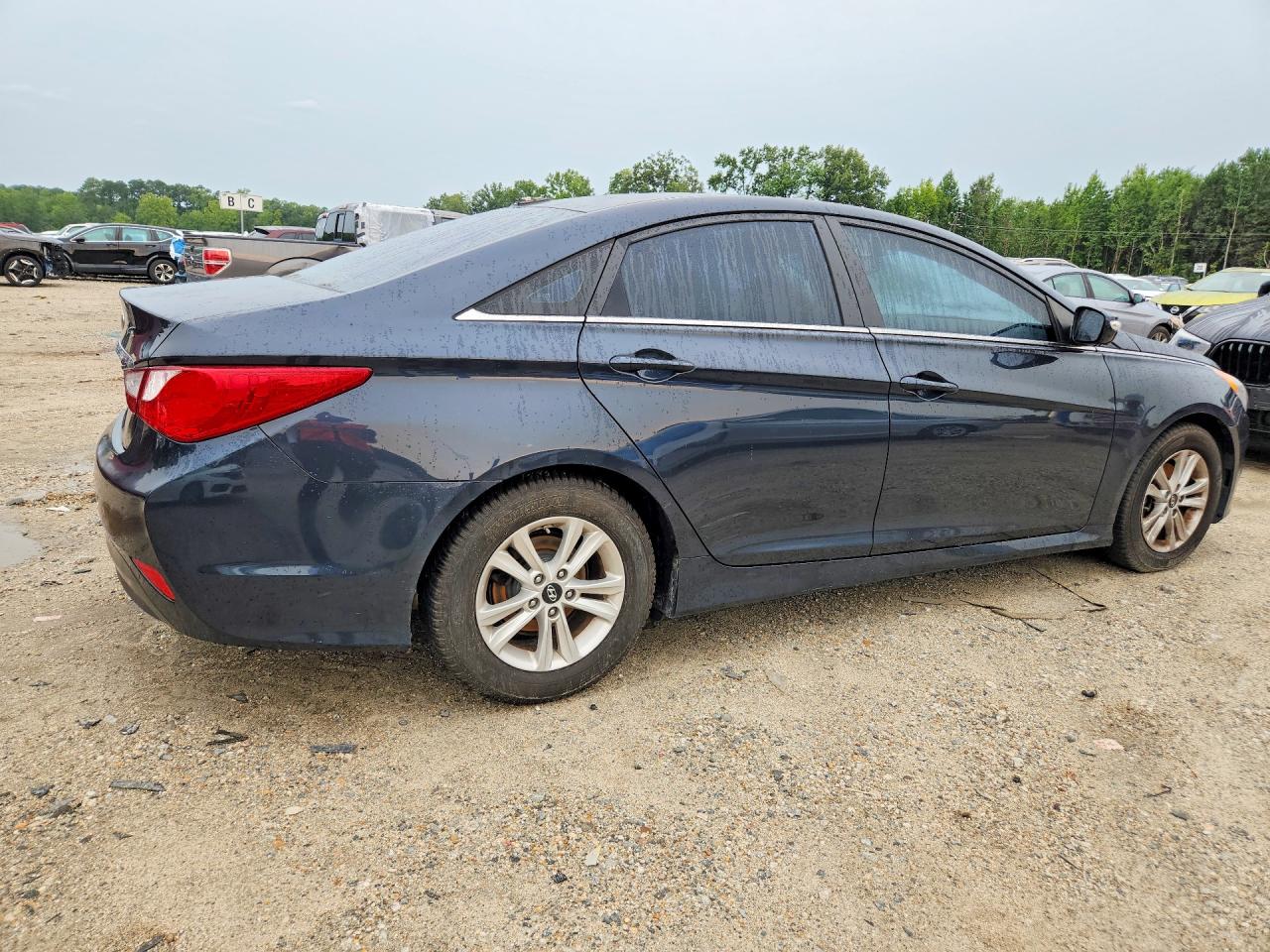 2014 Hyundai Sonata Gls Blue vin: 5NPEB4ACXEH938467