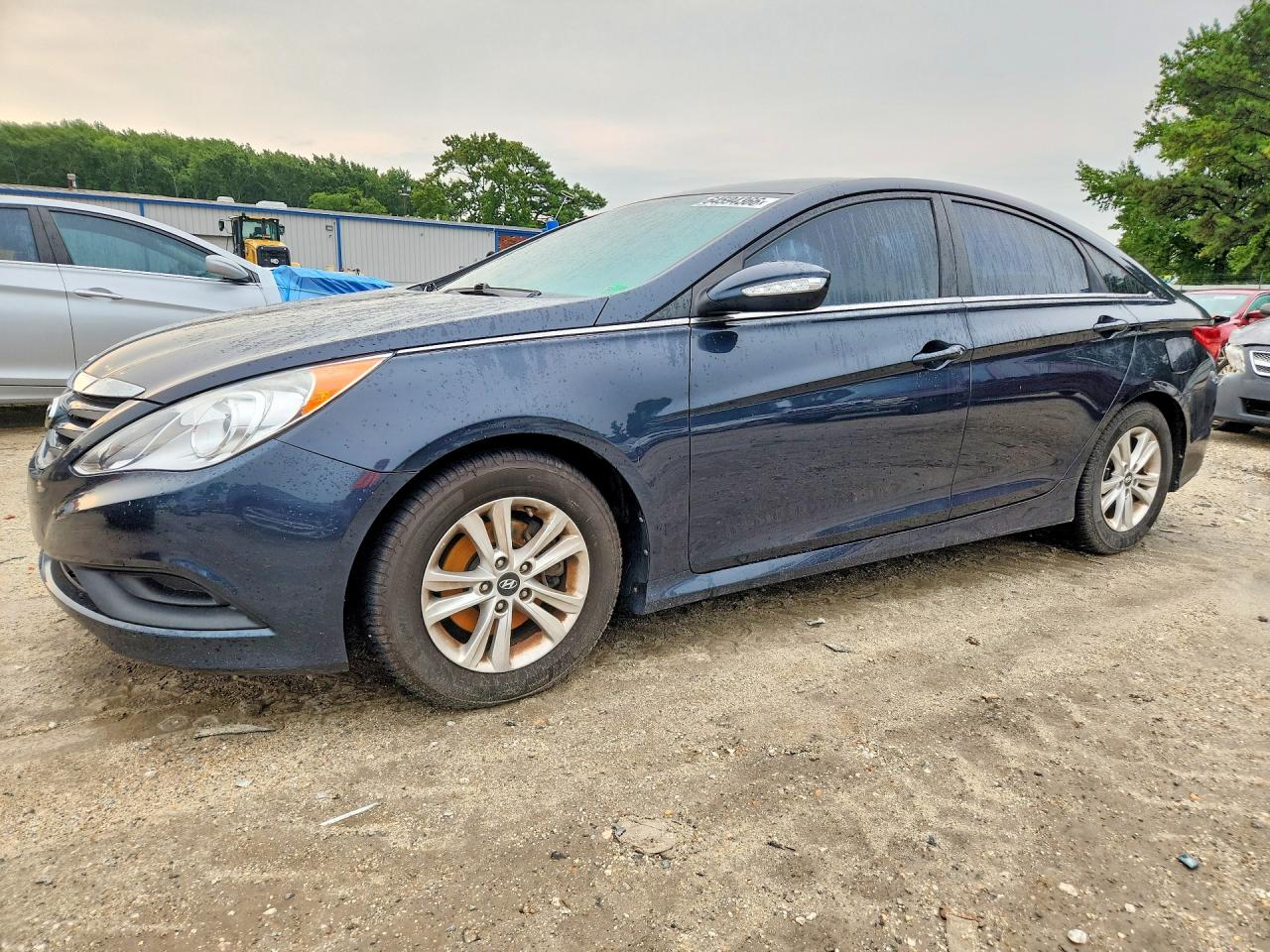 2014 Hyundai Sonata Gls Blue vin: 5NPEB4ACXEH938467