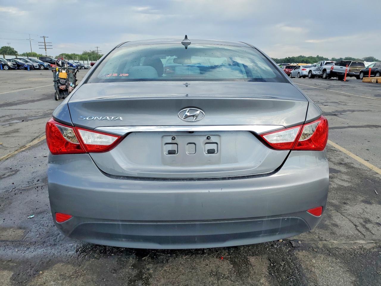2014 Hyundai Sonata Gls Gray vin: 5NPEB4ACXEH940039