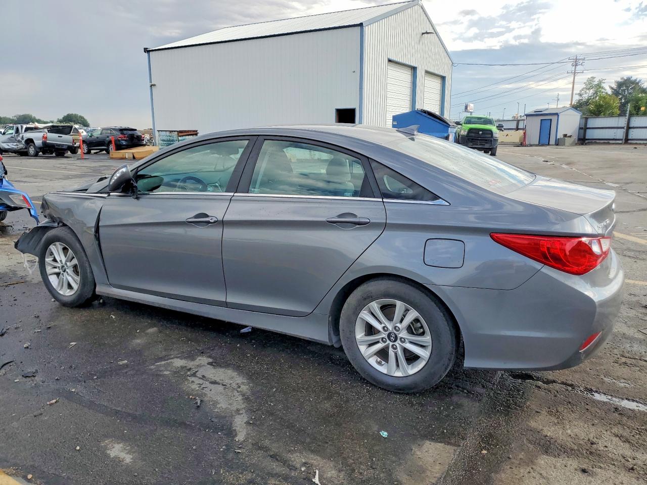 2014 Hyundai Sonata Gls Gray vin: 5NPEB4ACXEH940039