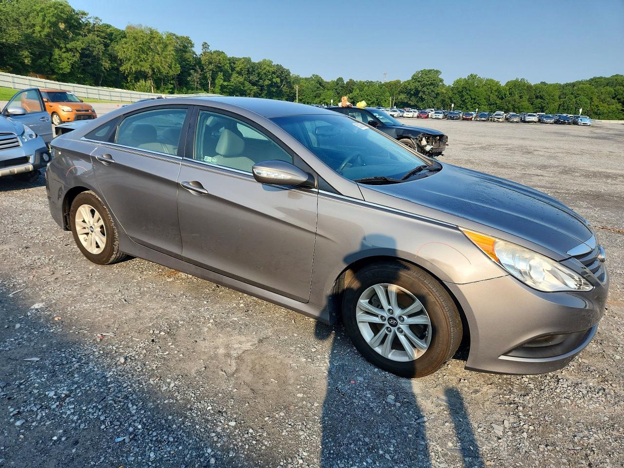 2014 Hyundai Sonata Gls Gray vin: 5NPEB4ACXEH941840