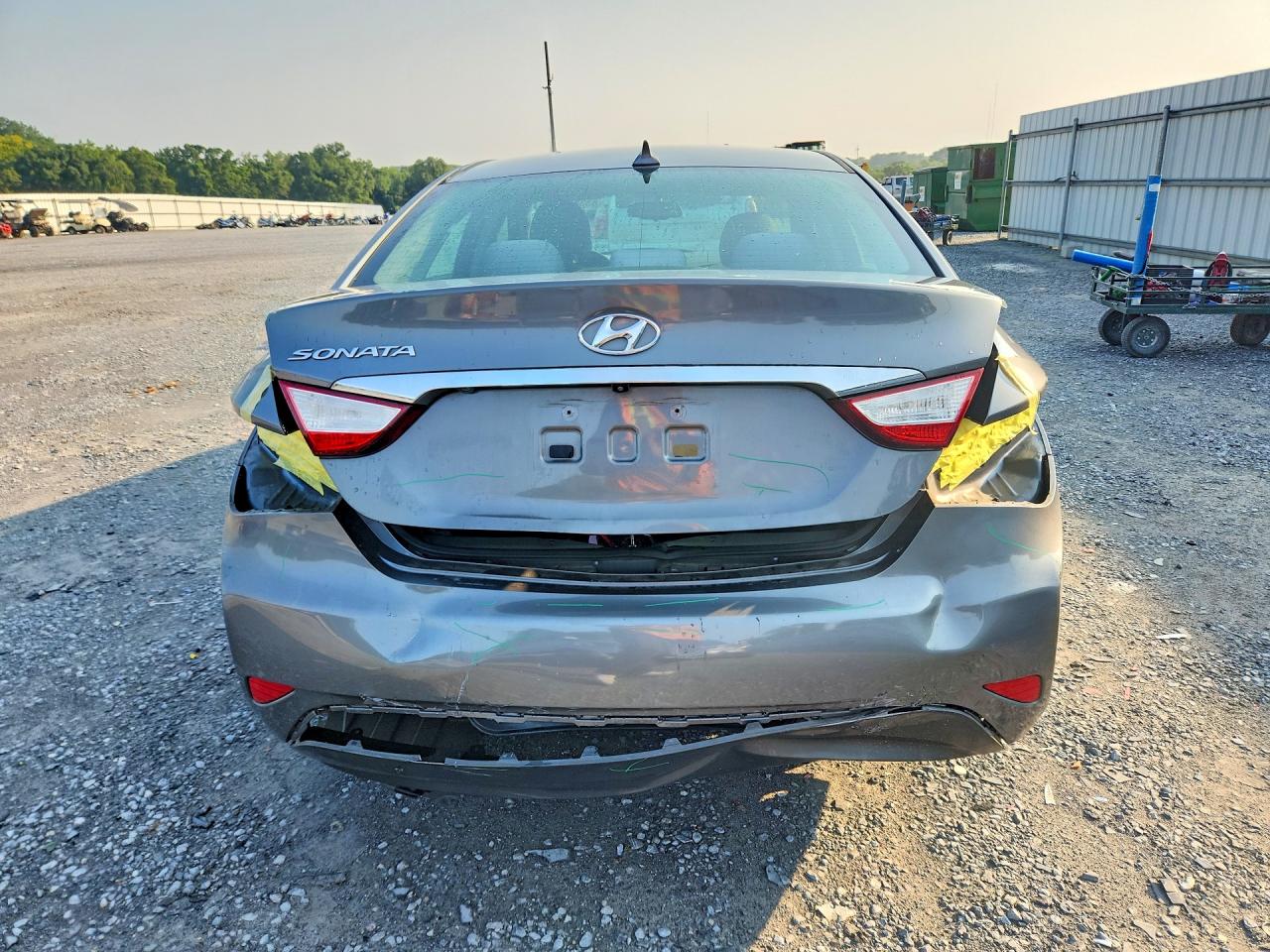 2014 Hyundai Sonata Gls Gray vin: 5NPEB4ACXEH941840