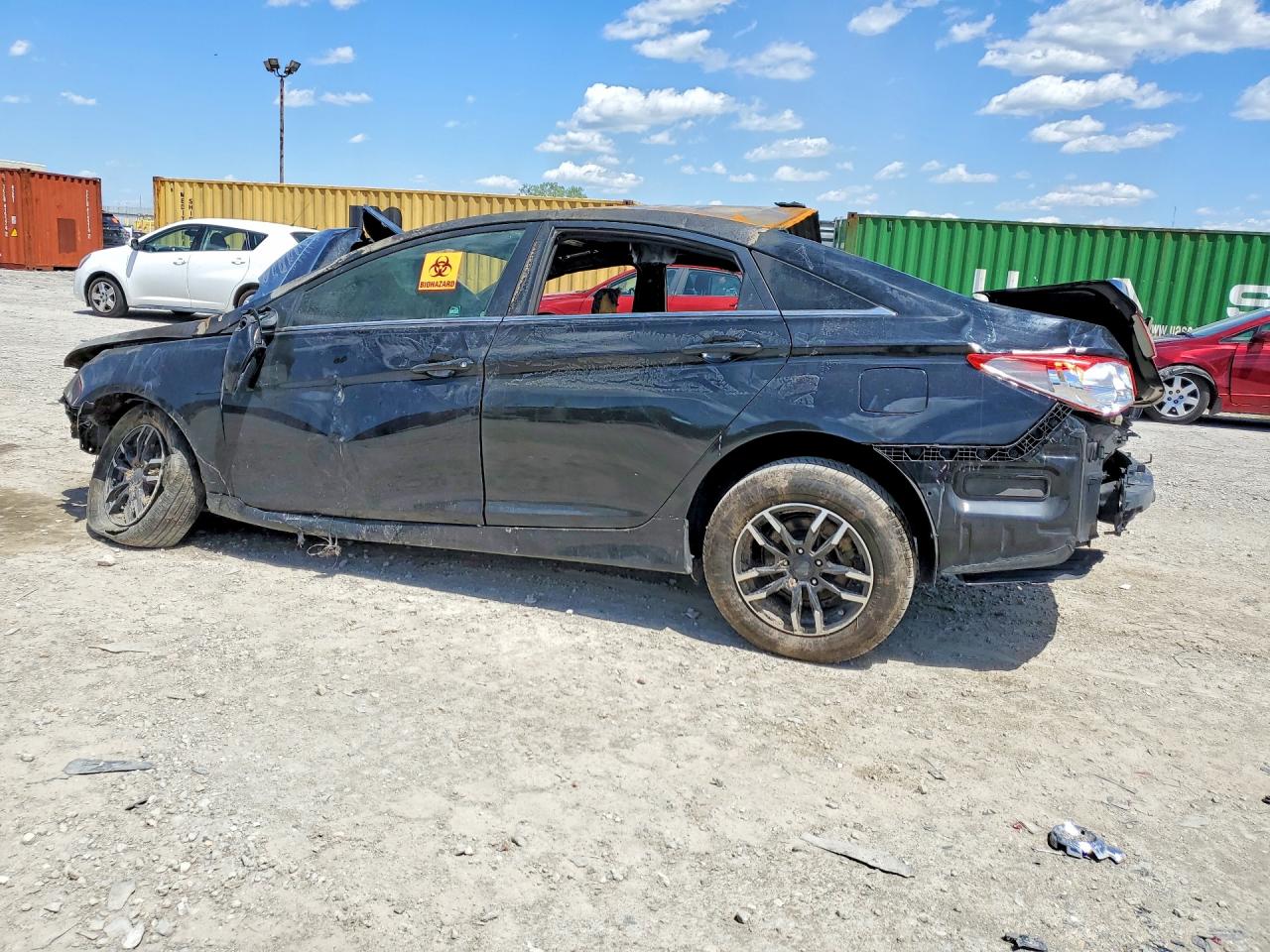 2014 Hyundai Sonata Gls Черный vin: 5NPEB4ACXEH945970