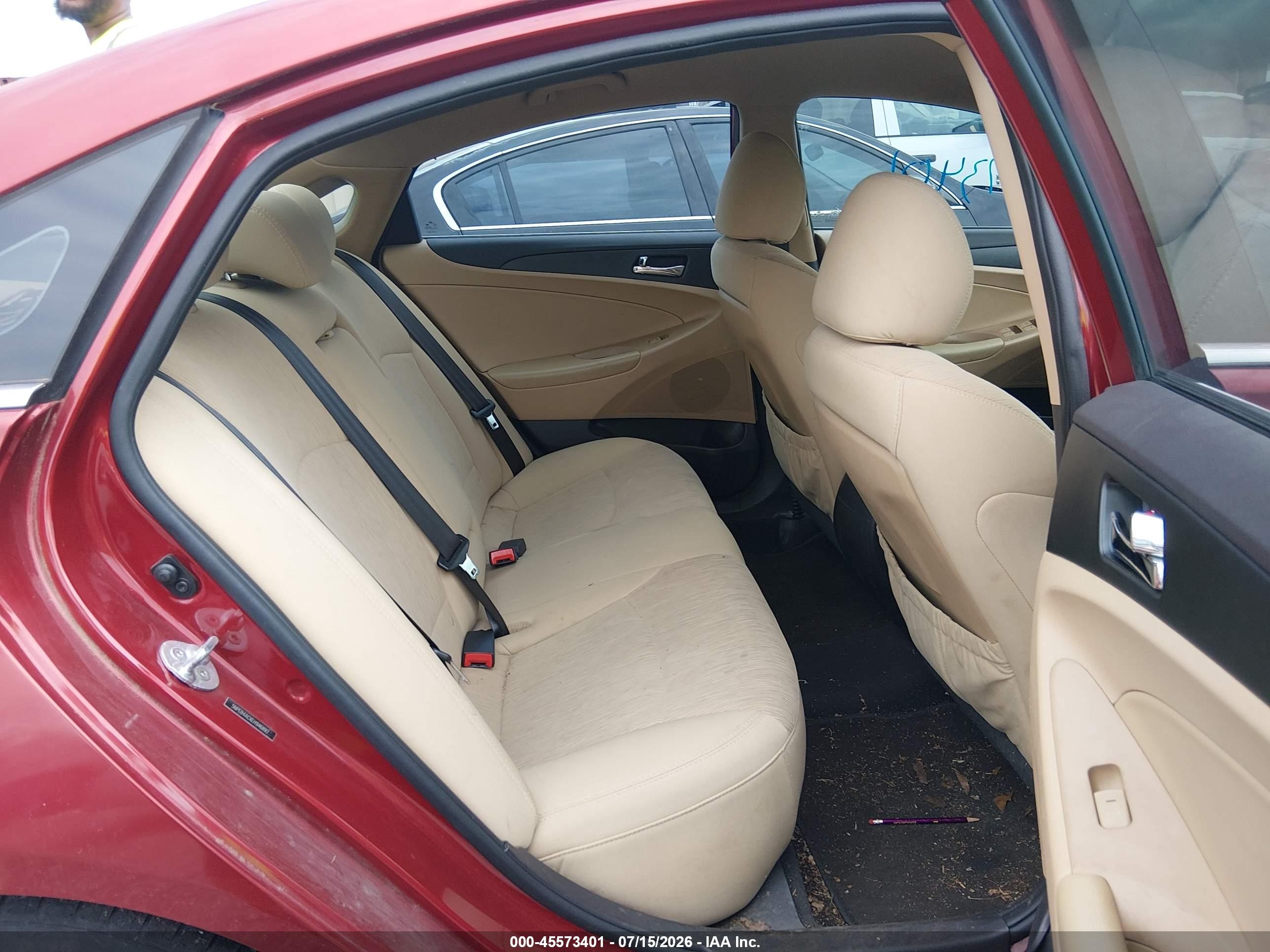 2014 Hyundai Sonata Gls Red vin: 5NPEB4ACXEH946892