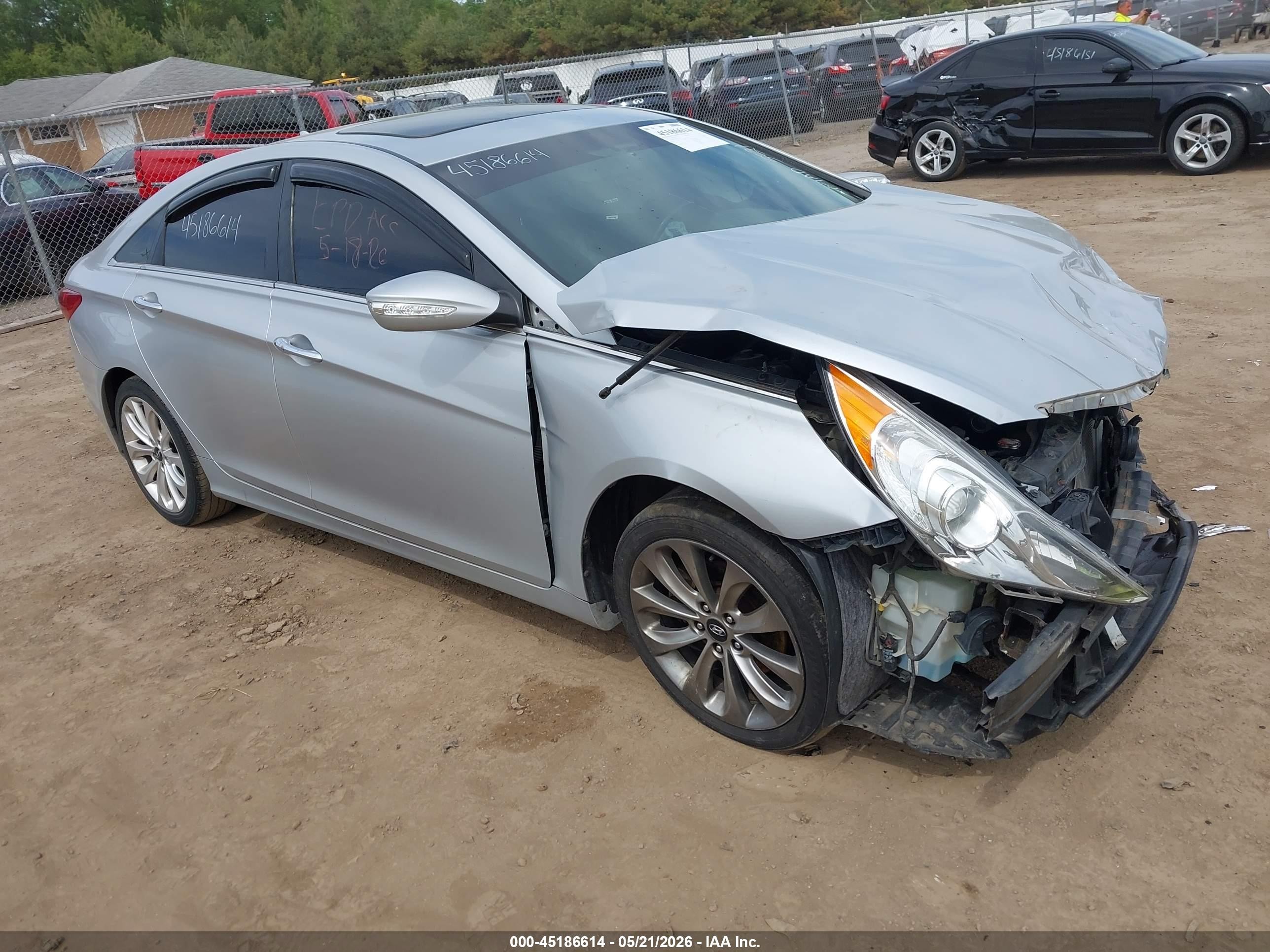 2011 Hyundai Sonata Limited 2.0t Silver vin: 5NPEC4AB0BH237601