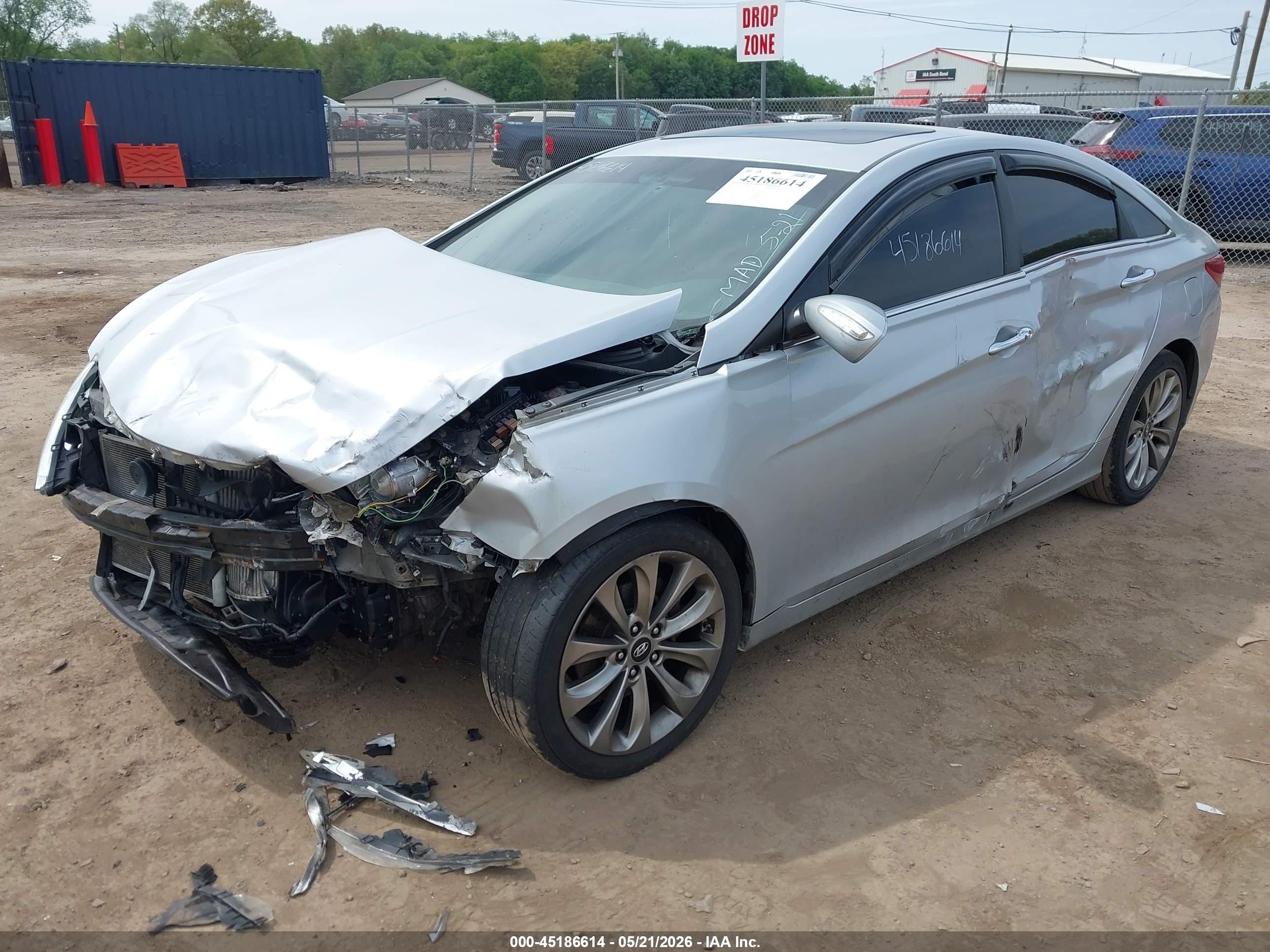 2011 Hyundai Sonata Limited 2.0t Silver vin: 5NPEC4AB0BH237601