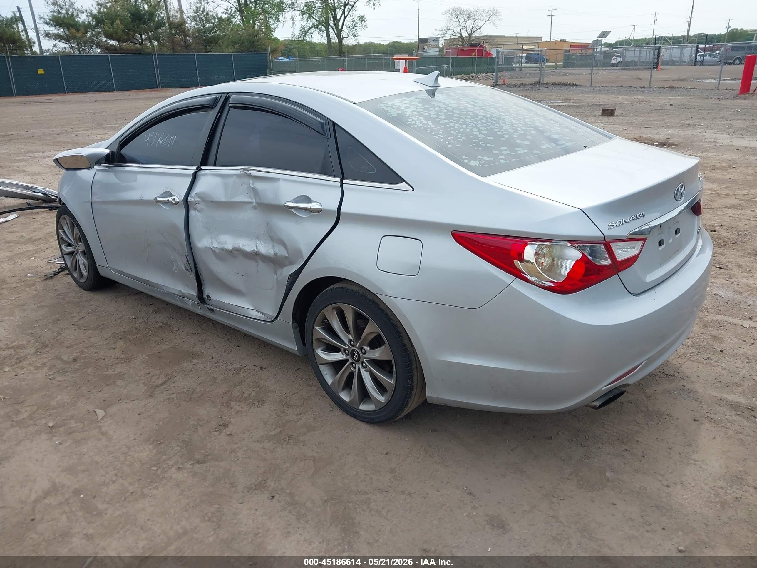 2011 Hyundai Sonata Limited 2.0t Silver vin: 5NPEC4AB0BH237601