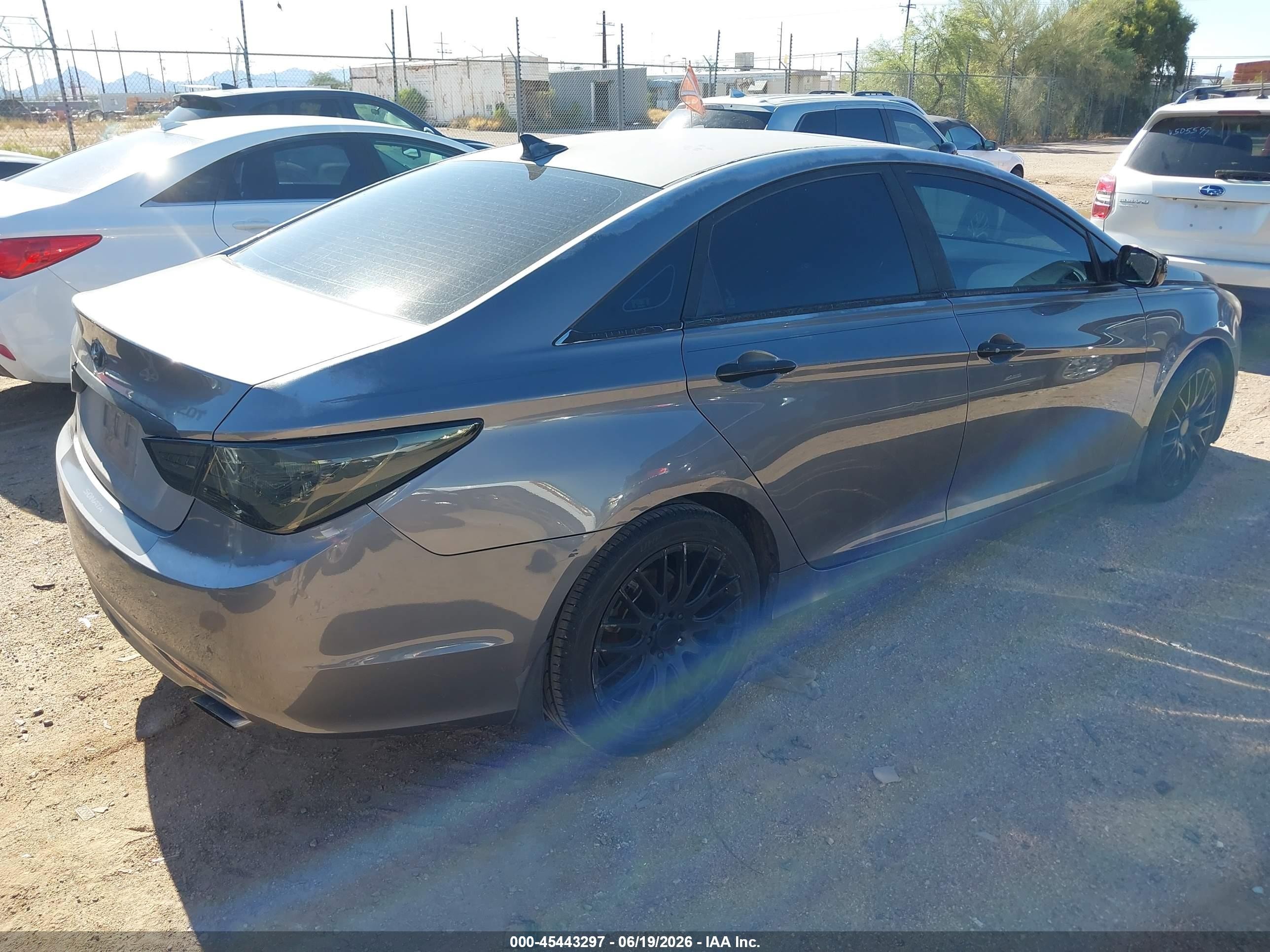 2011 Hyundai Sonata Limited 2.0t Gray vin: 5NPEC4AB0BH265883