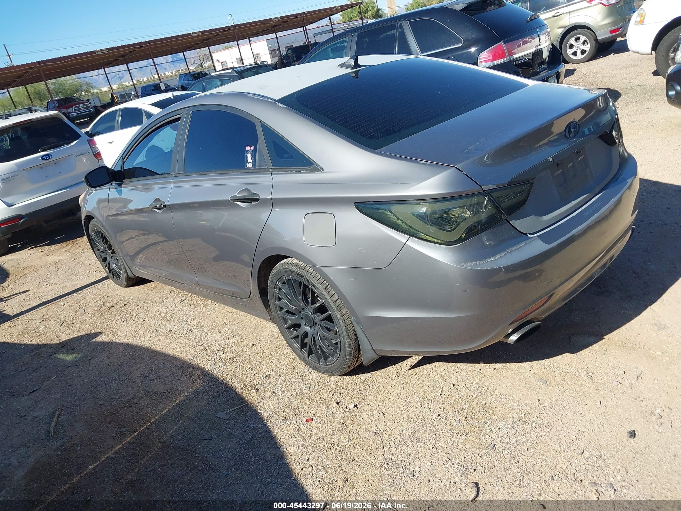 2011 Hyundai Sonata Limited 2.0t Gray vin: 5NPEC4AB0BH265883