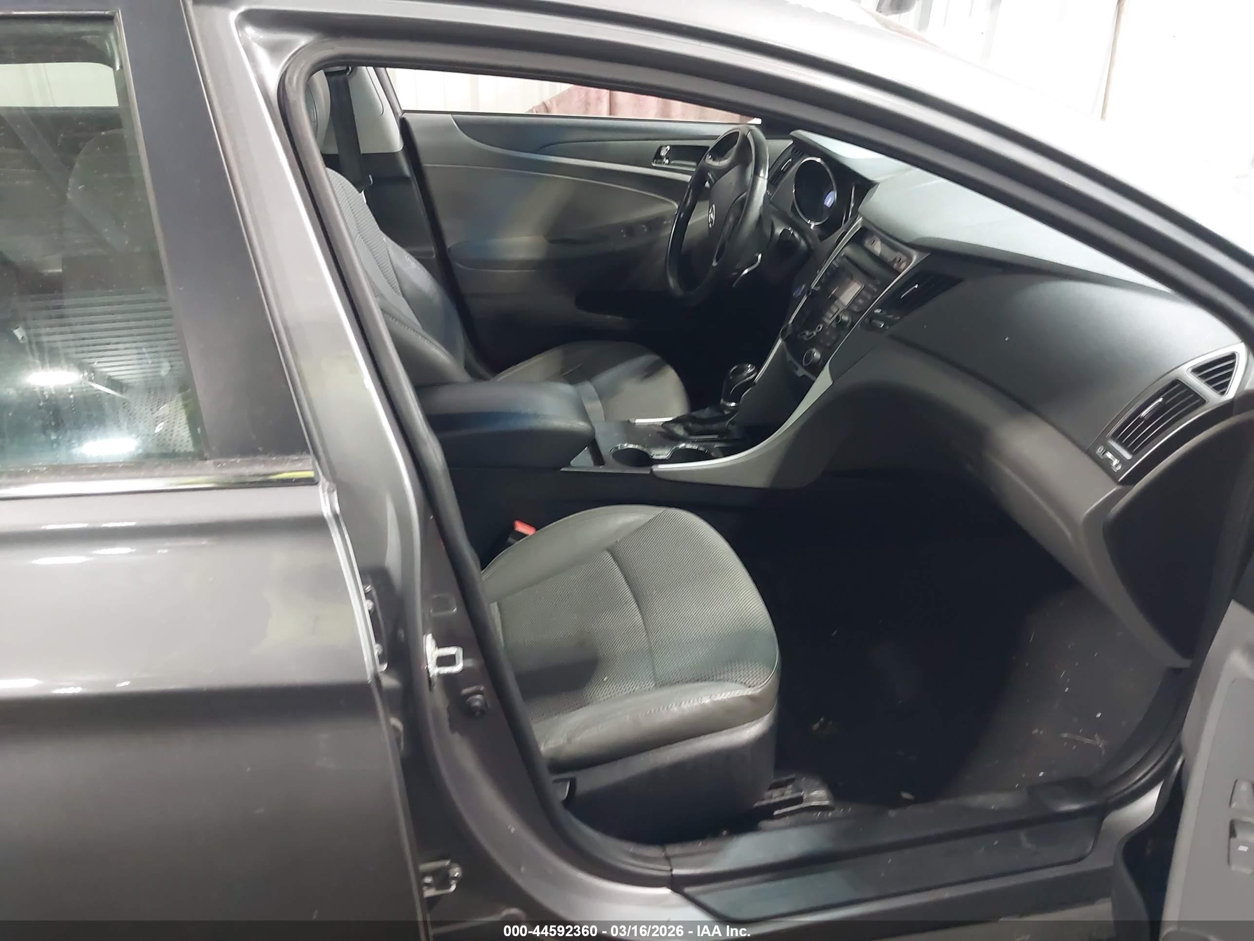 2012 Hyundai Sonata Se 2.0t Gray vin: 5NPEC4AB0CH409756