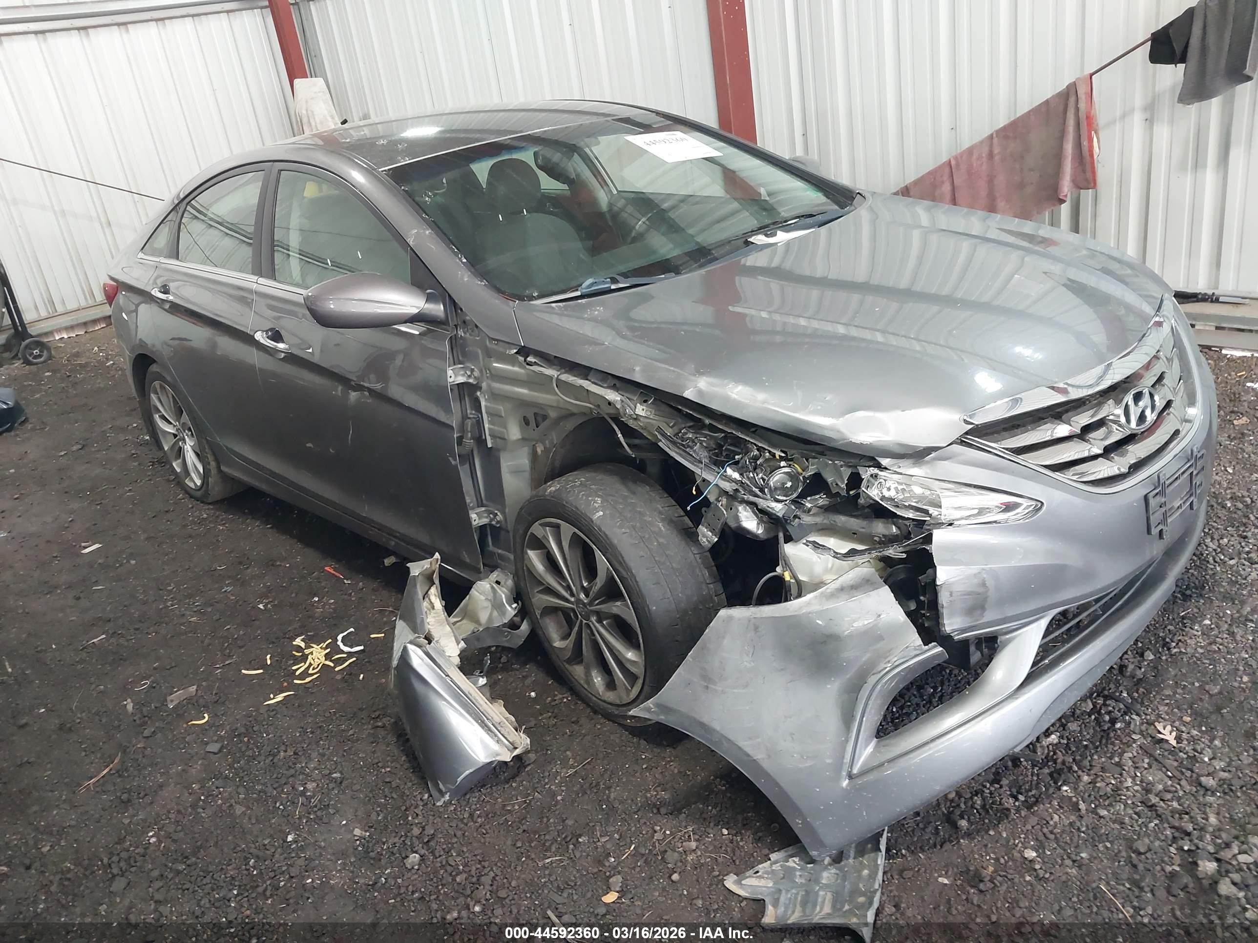 2012 Hyundai Sonata Se 2.0t Gray vin: 5NPEC4AB0CH409756