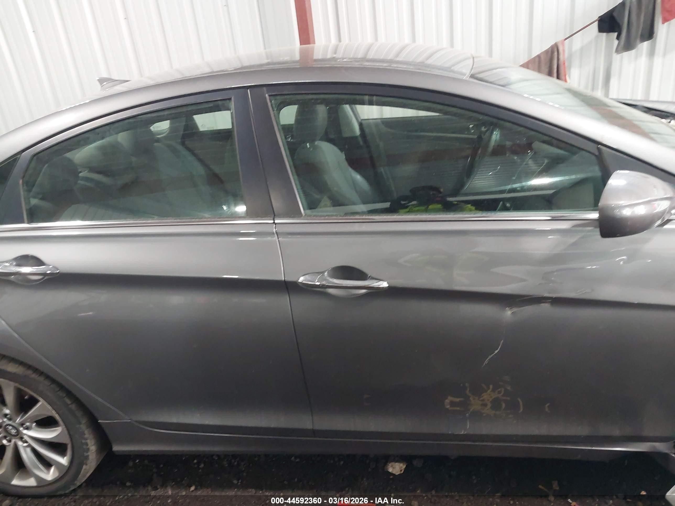 2012 Hyundai Sonata Se 2.0t Gray vin: 5NPEC4AB0CH409756