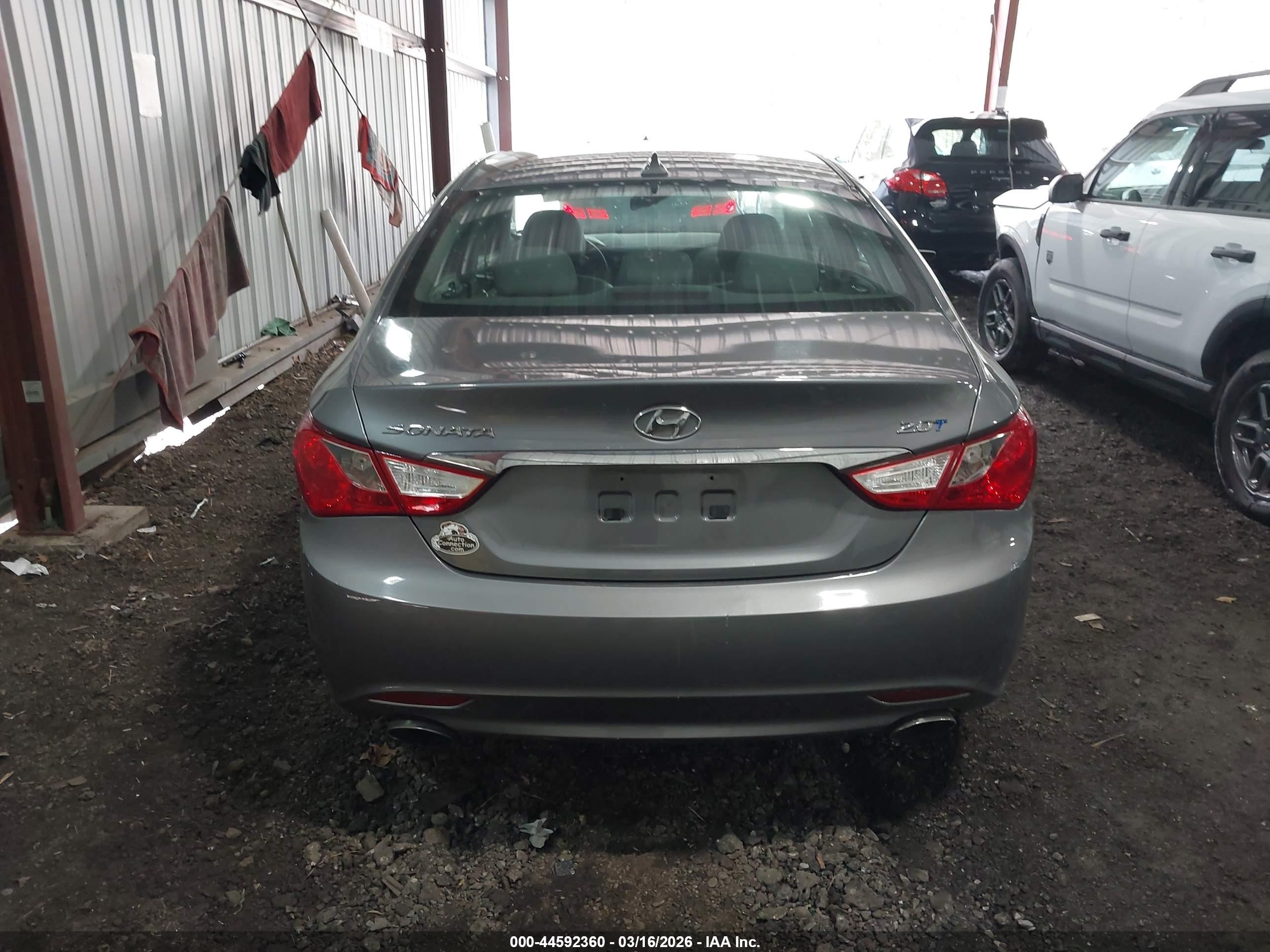 2012 Hyundai Sonata Se 2.0t Gray vin: 5NPEC4AB0CH409756