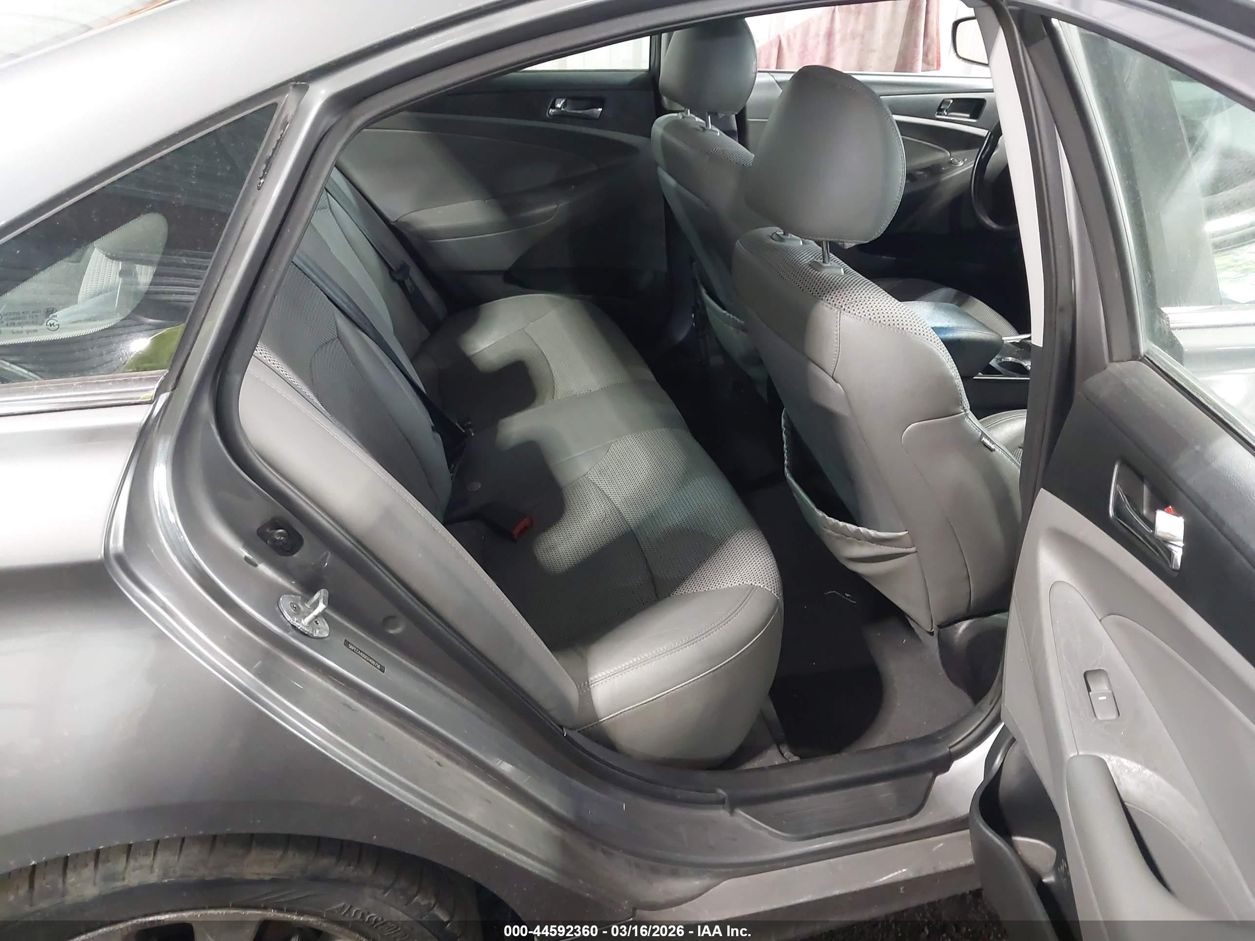 2012 Hyundai Sonata Se 2.0t Gray vin: 5NPEC4AB0CH409756