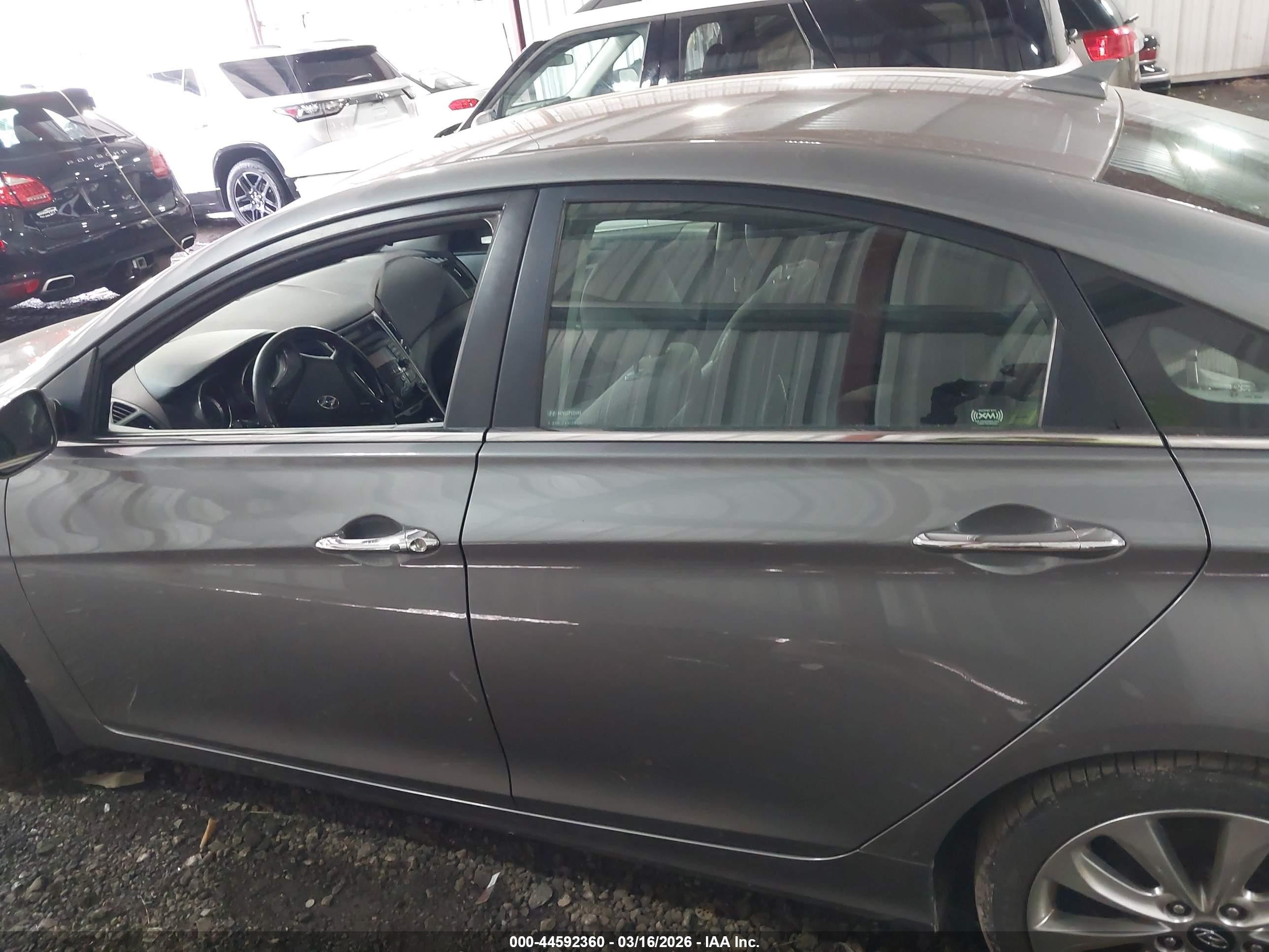 2012 Hyundai Sonata Se 2.0t Gray vin: 5NPEC4AB0CH409756