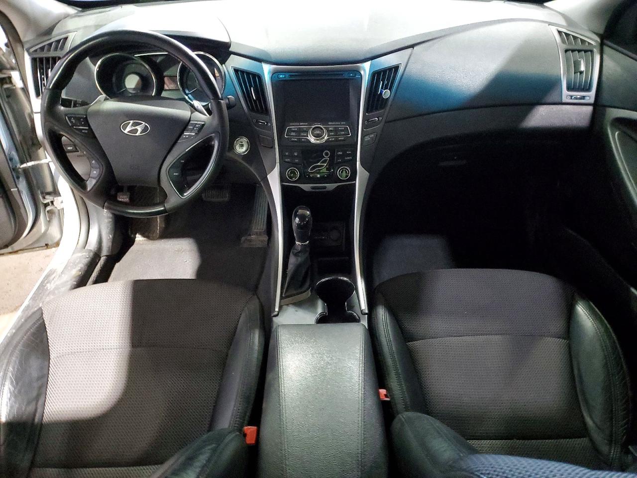 2012 Hyundai Sonata Se 2.0t Silver vin: 5NPEC4AB0CH412463
