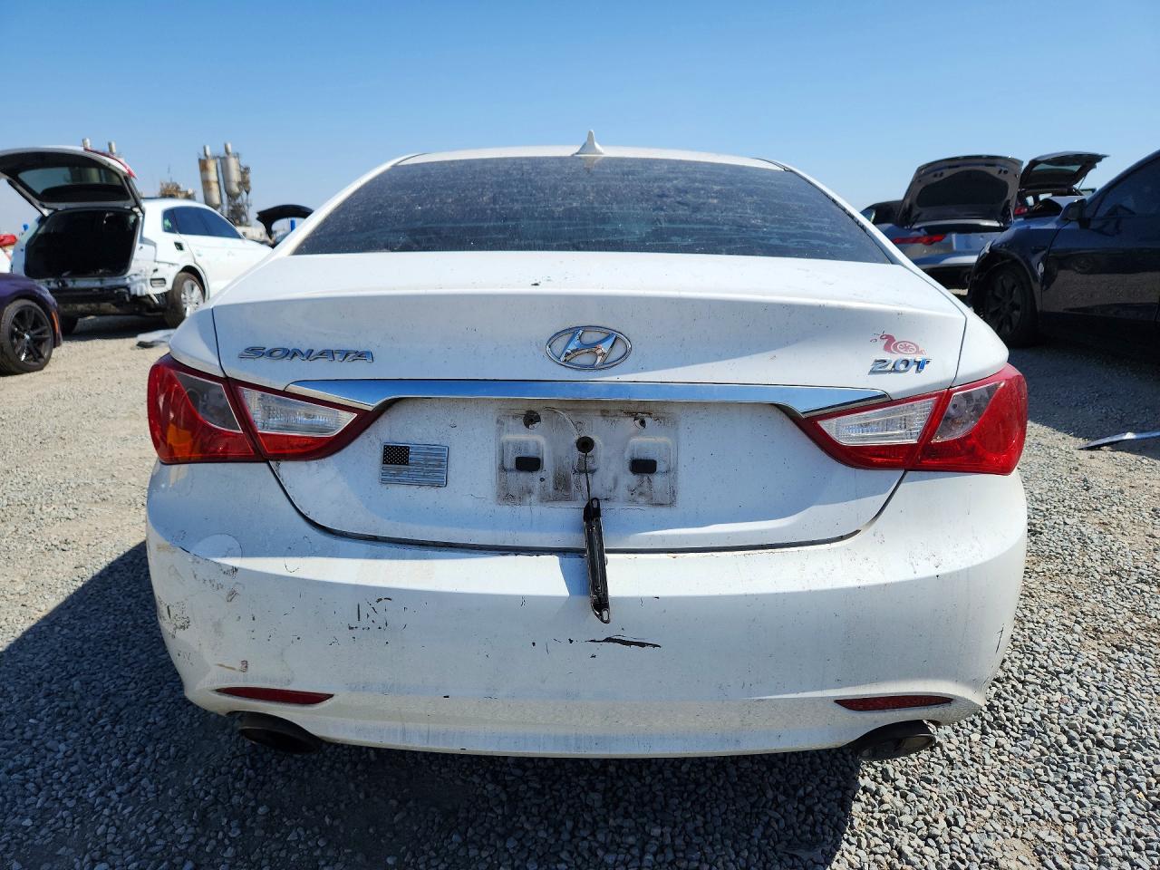 2012 Hyundai Sonata Se 2.0t White vin: 5NPEC4AB0CH428873