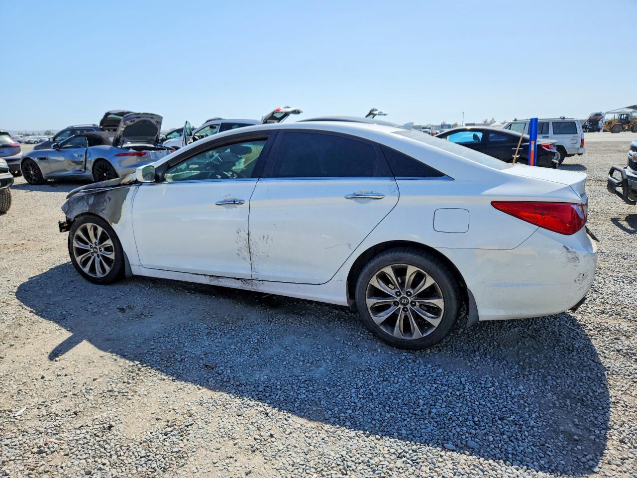 2012 Hyundai Sonata Se 2.0t White vin: 5NPEC4AB0CH428873