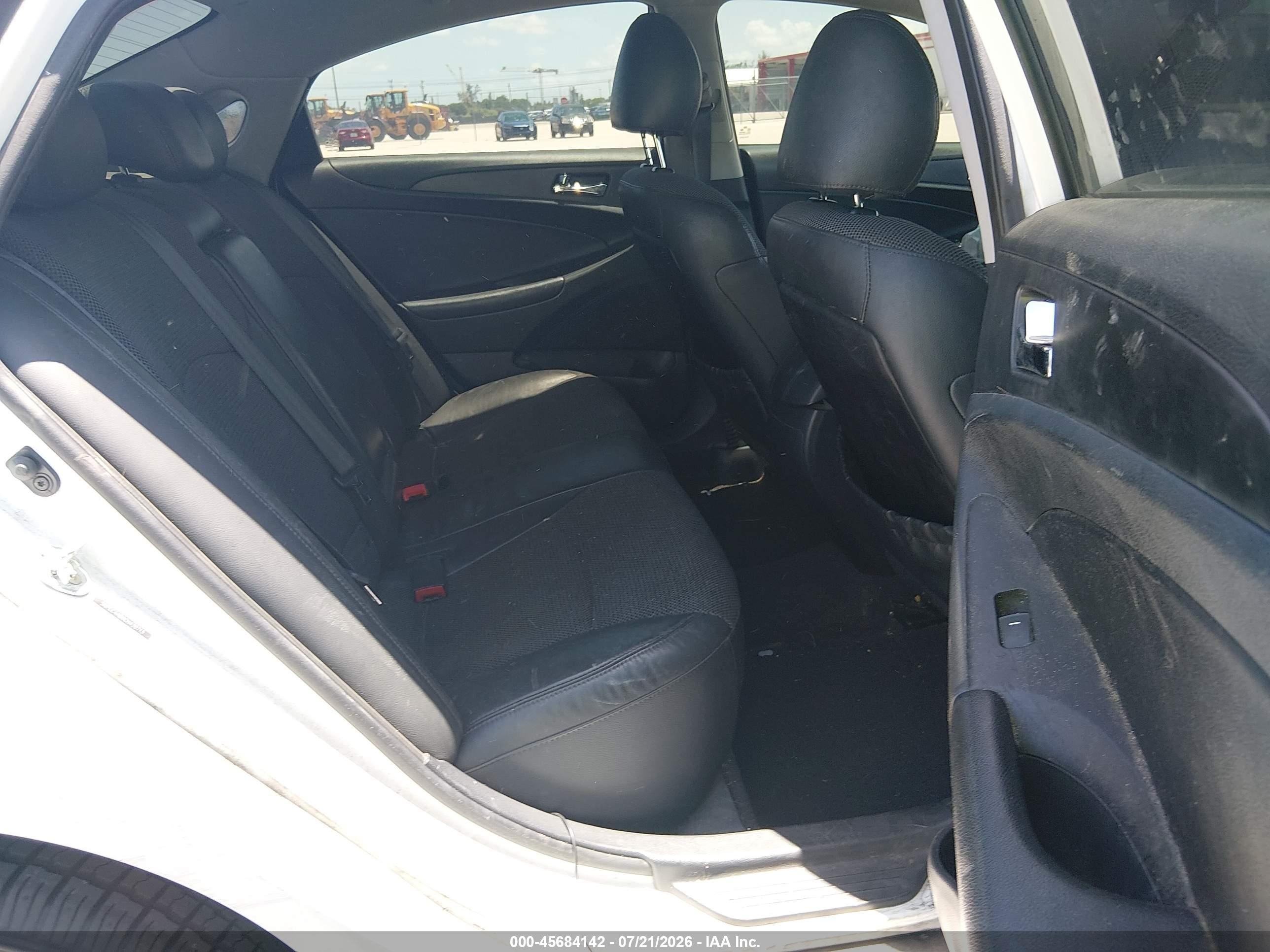 2012 Hyundai Sonata Se 2.0t White vin: 5NPEC4AB0CH439713